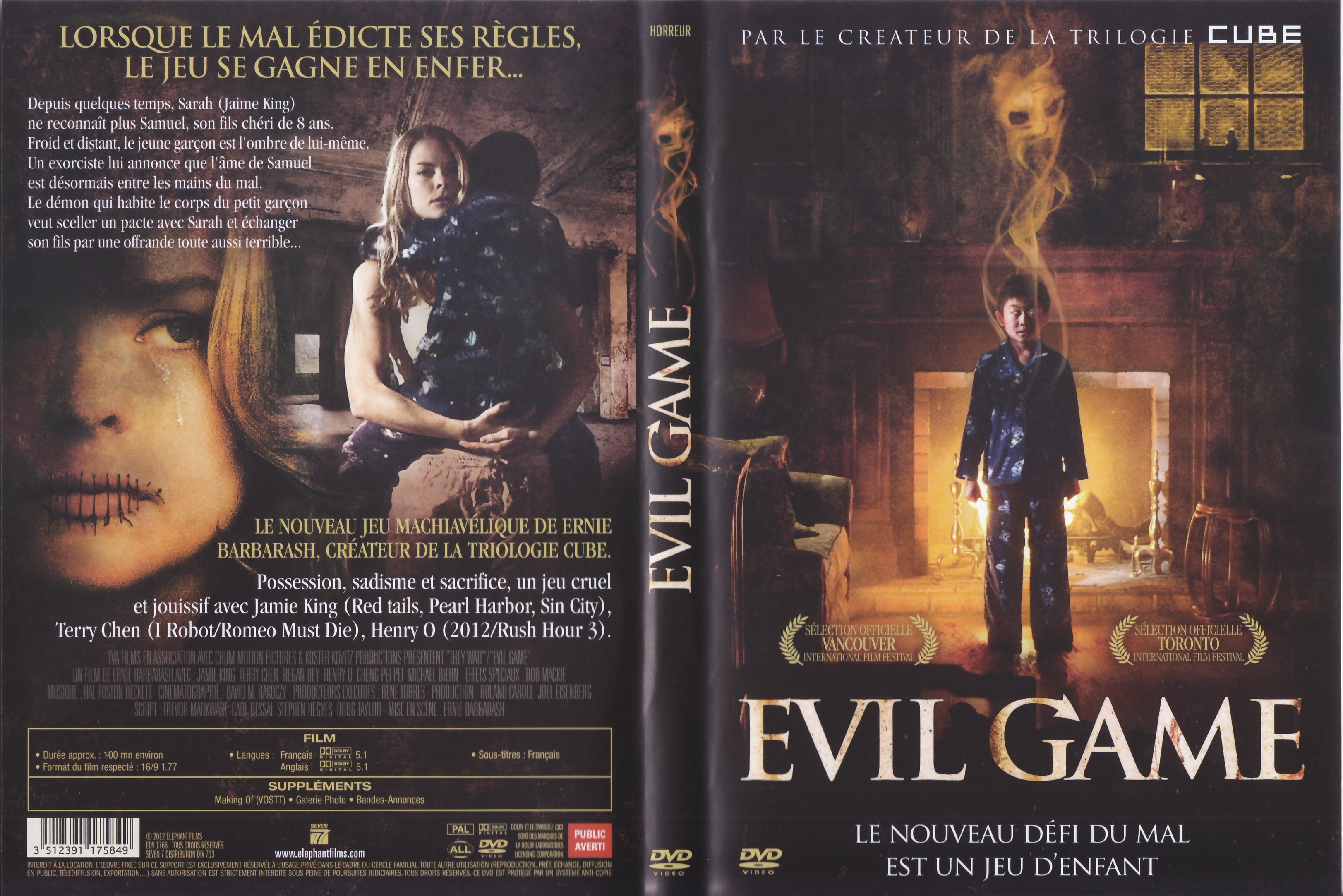 Jaquette DVD Evil Game