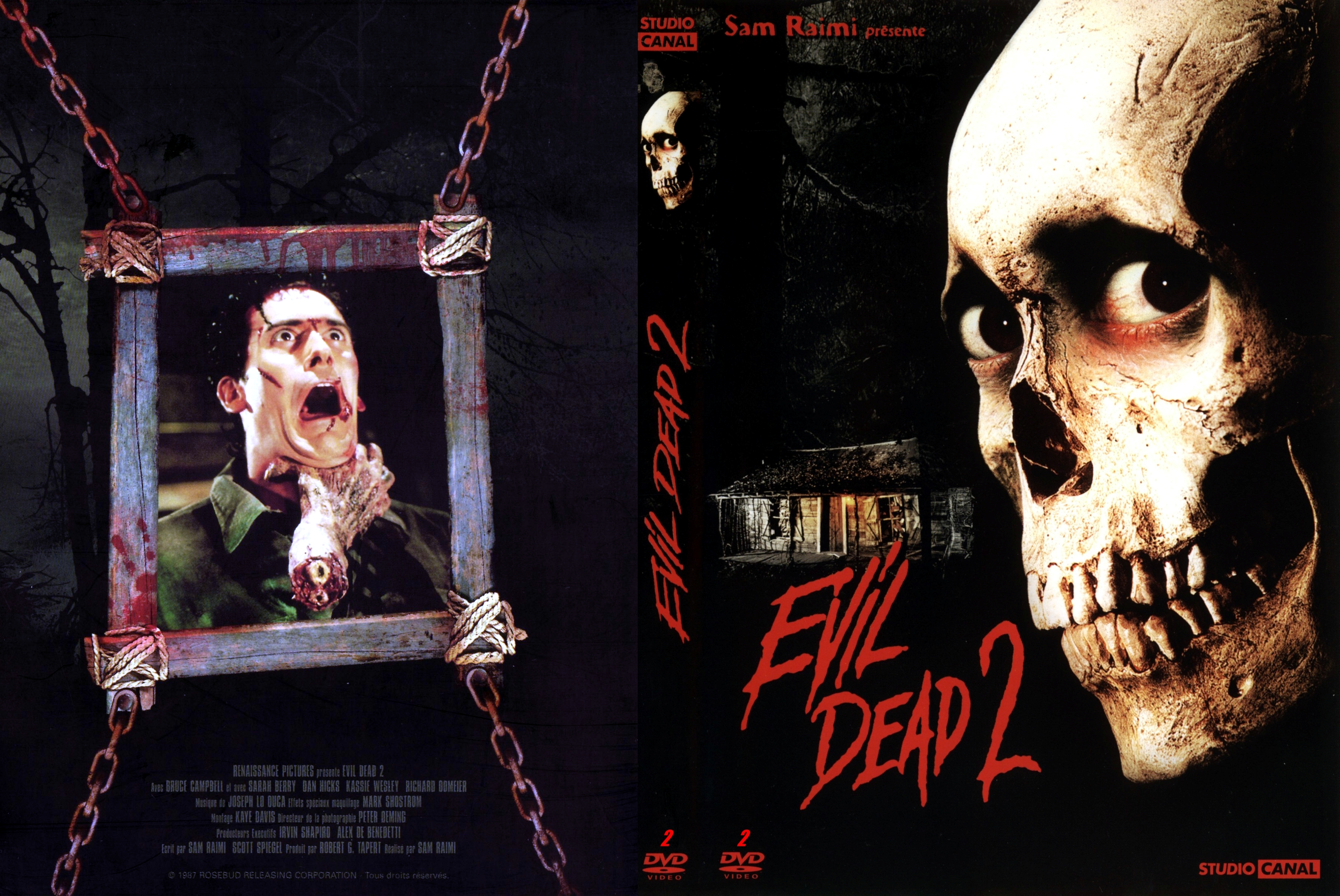 Jaquette DVD Evil dead 2 v3