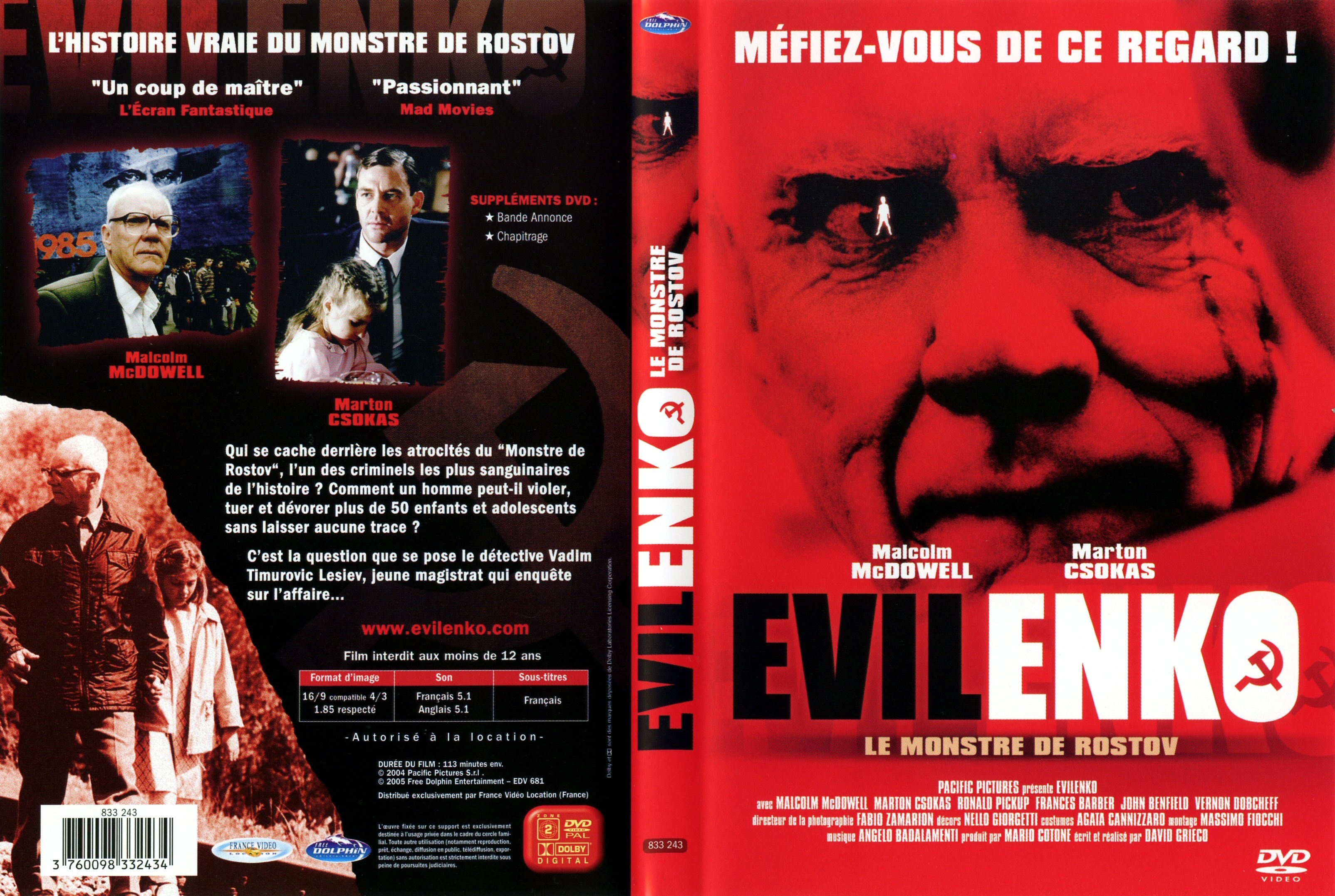 Jaquette DVD Evilenko