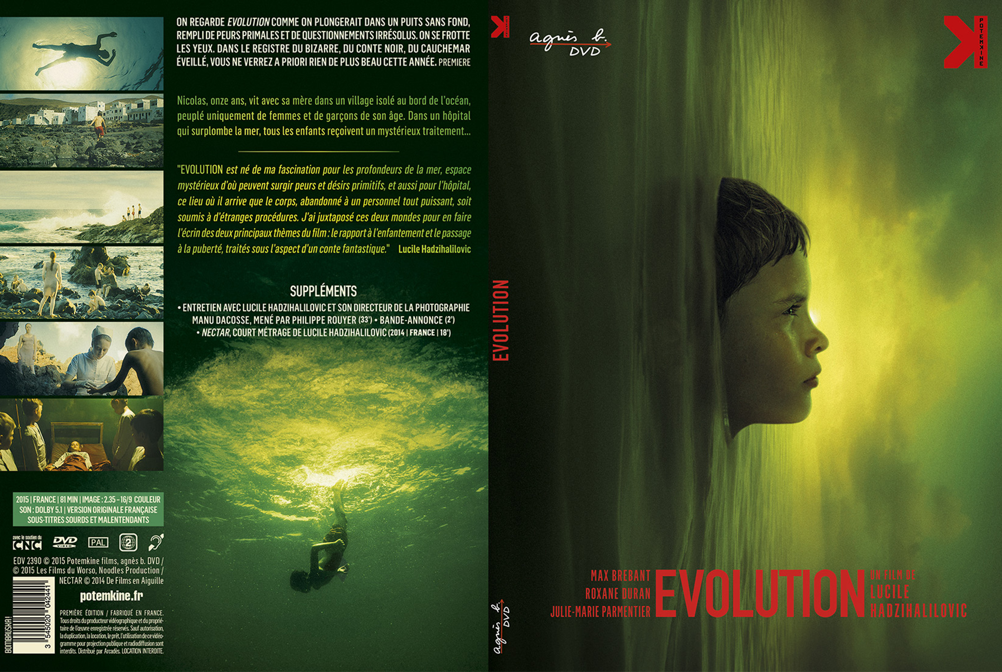 Jaquette DVD Evolution (2015)