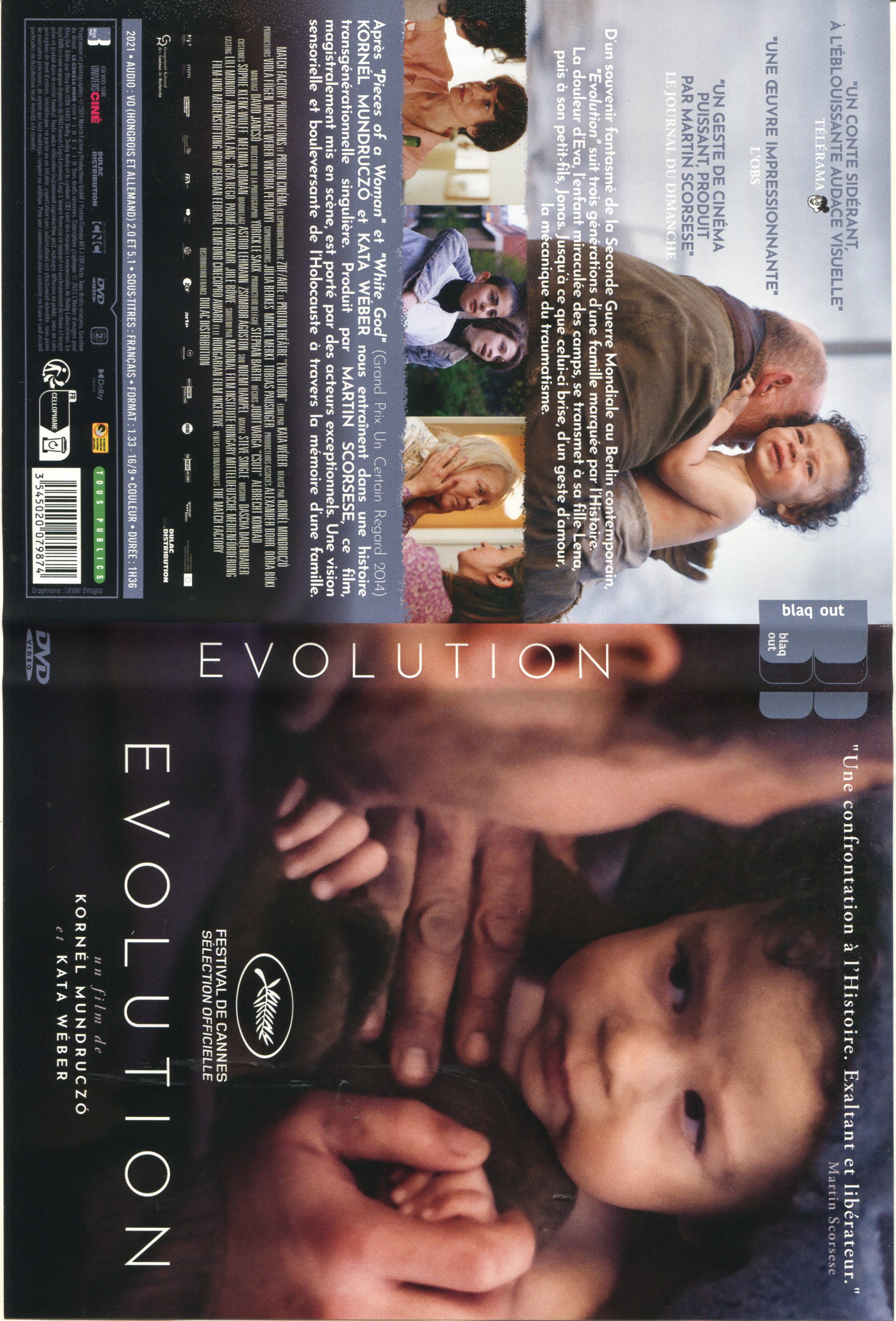 Jaquette DVD Evolution (2021) 