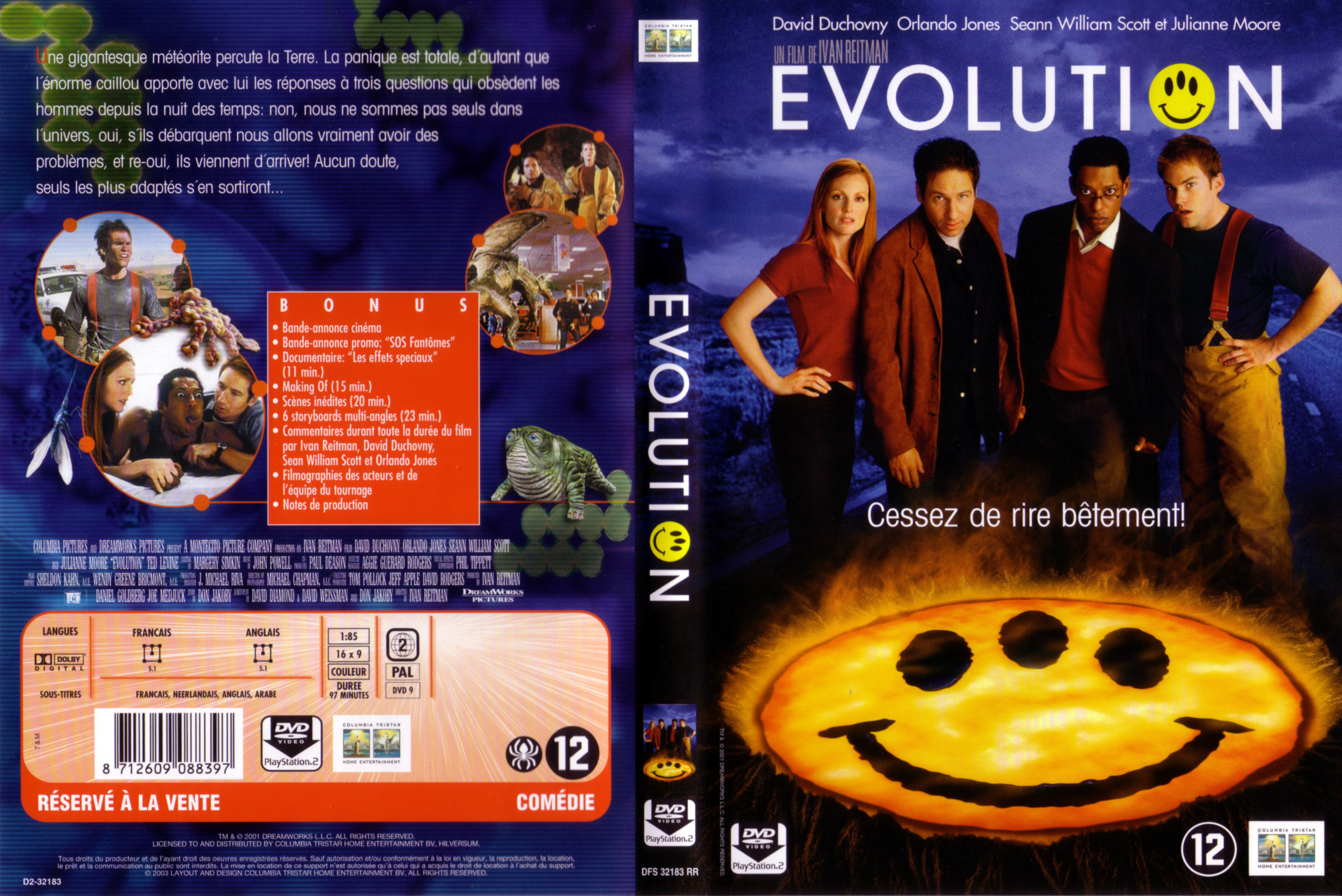 Jaquette DVD Evolution v3