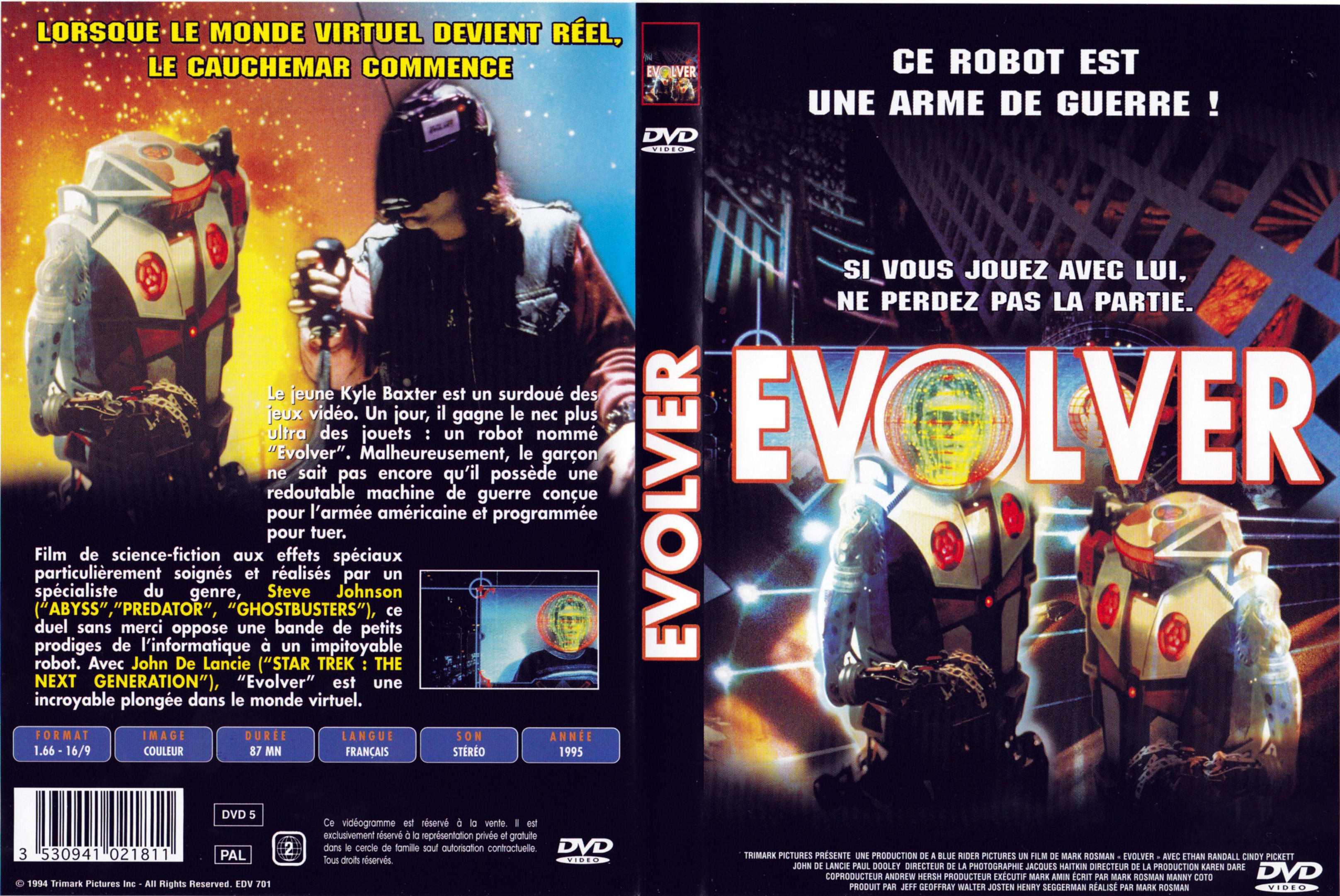 Jaquette DVD Evolver