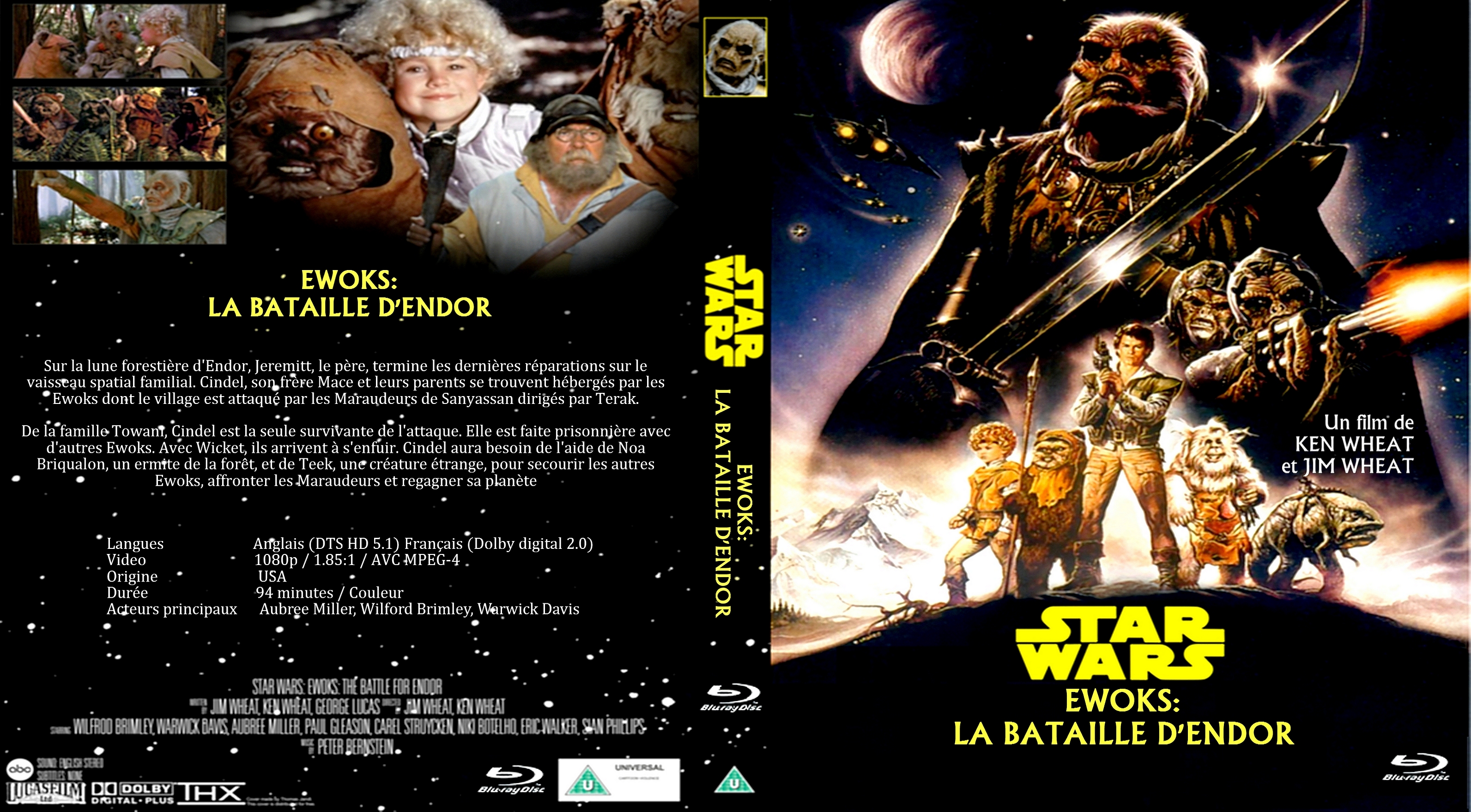 Jaquette DVD Ewoks la bataille d