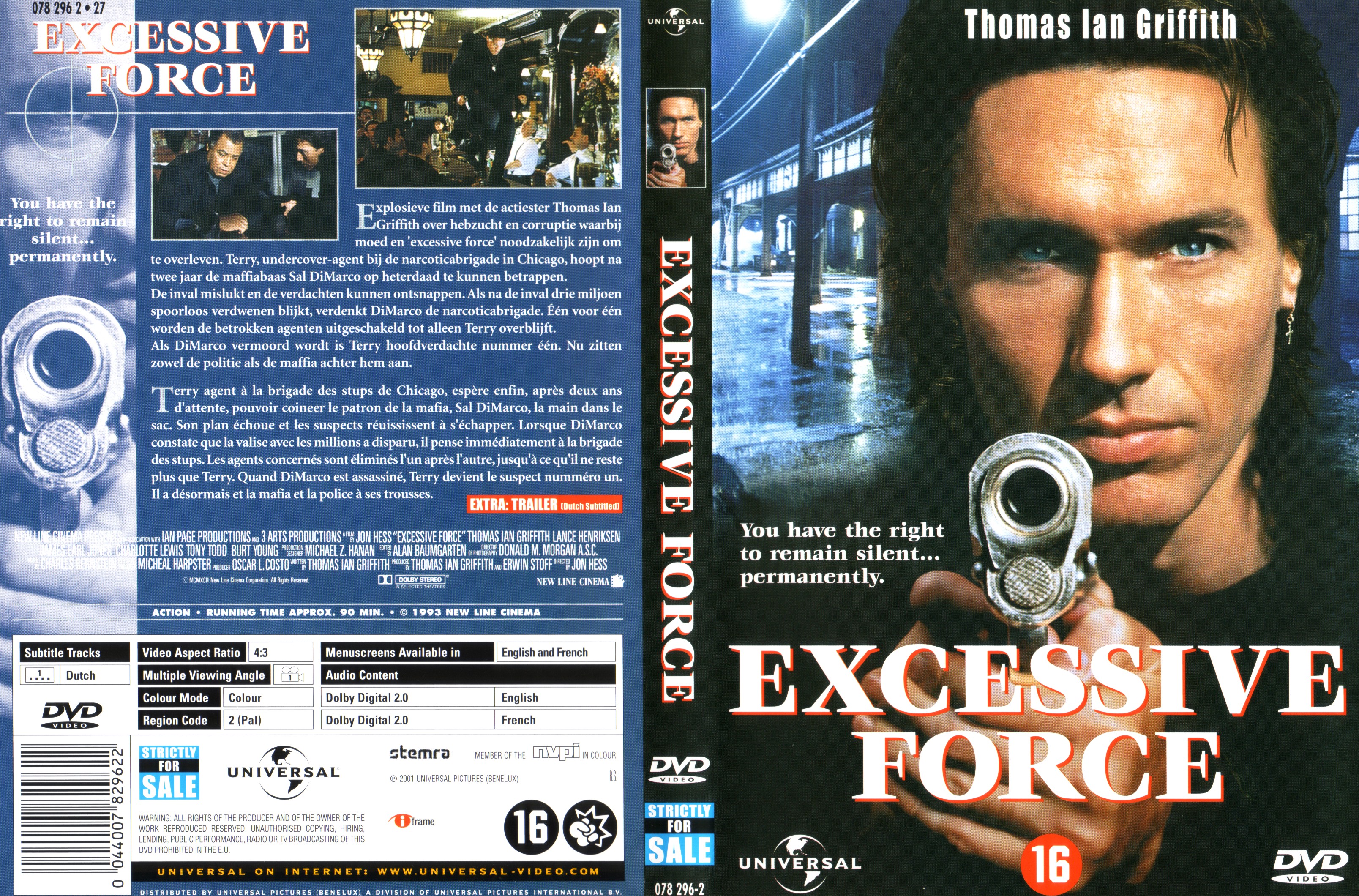 Jaquette DVD Excessive force
