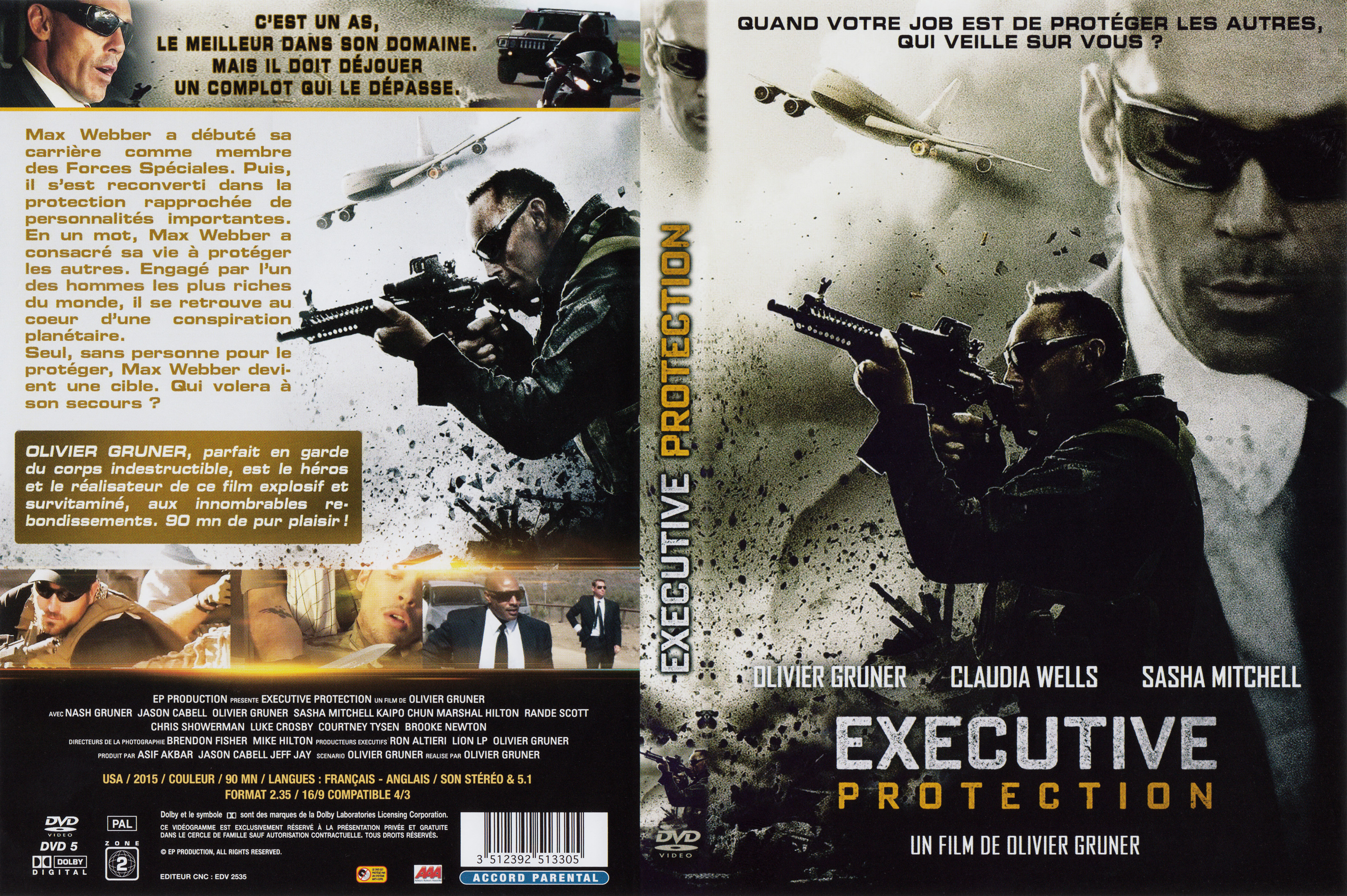 Jaquette DVD Executive protection