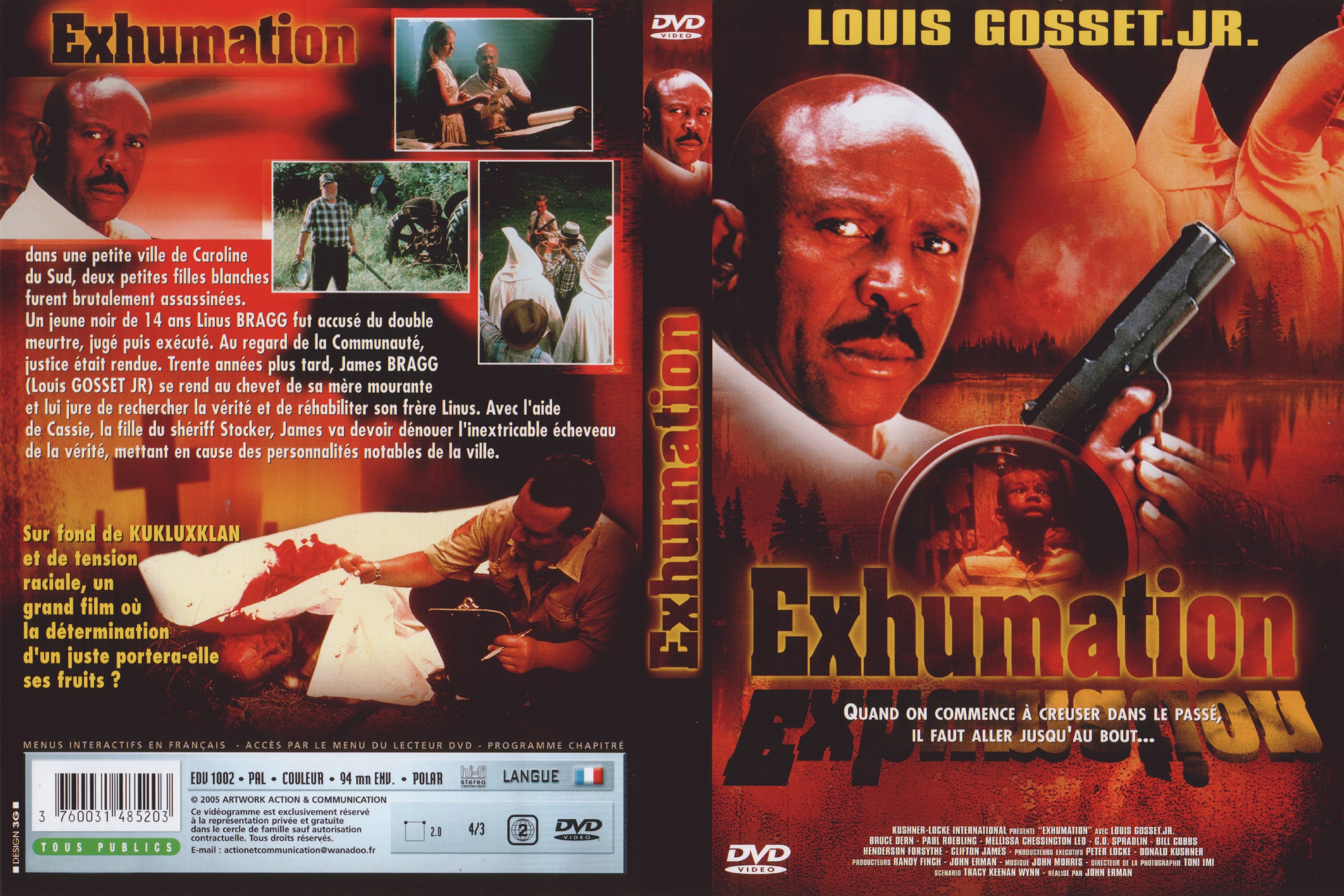 Jaquette DVD Exhumation