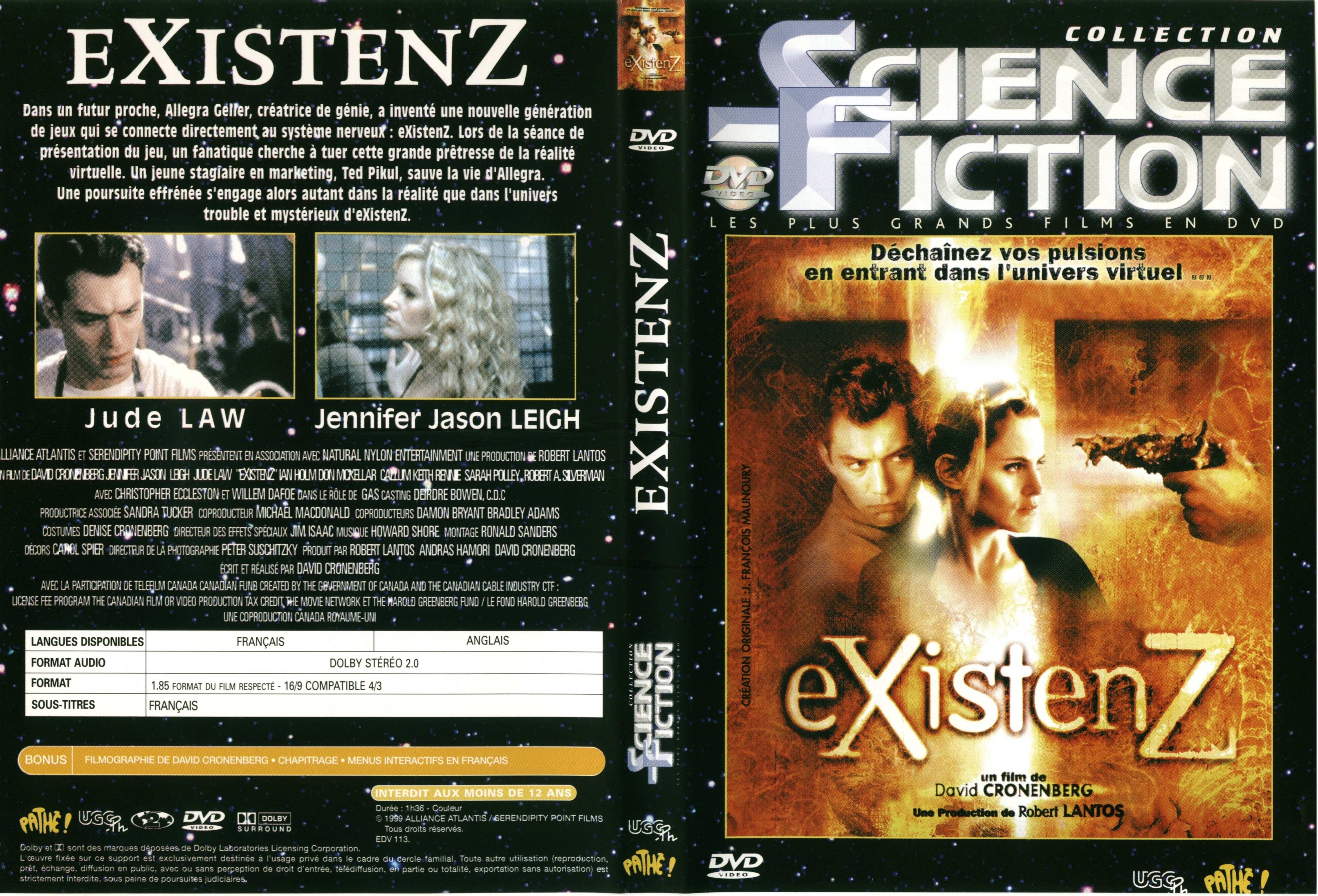 Jaquette DVD Existenz