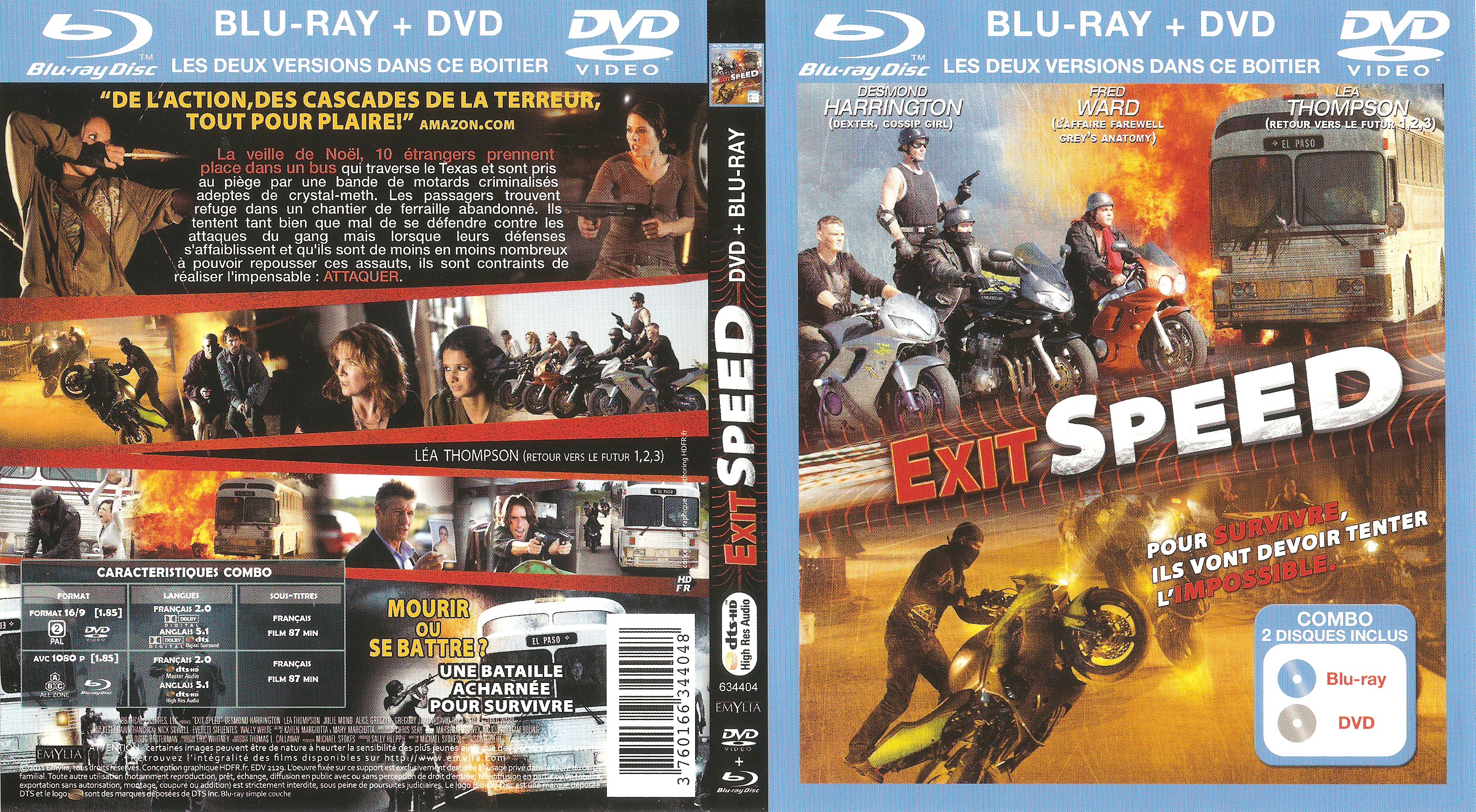 Jaquette DVD Exit Speed (BLU-RAY)