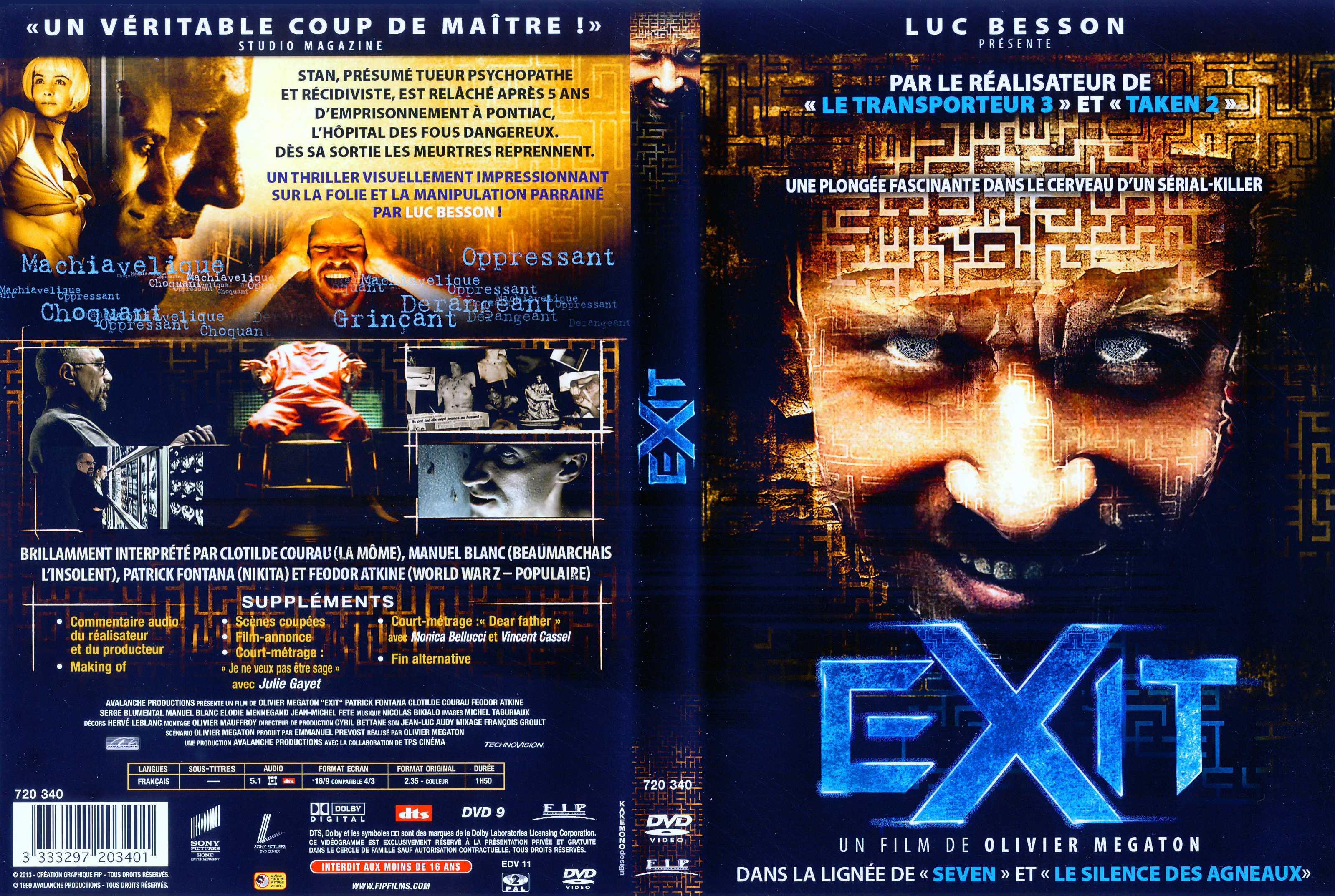 Jaquette DVD Exit v2