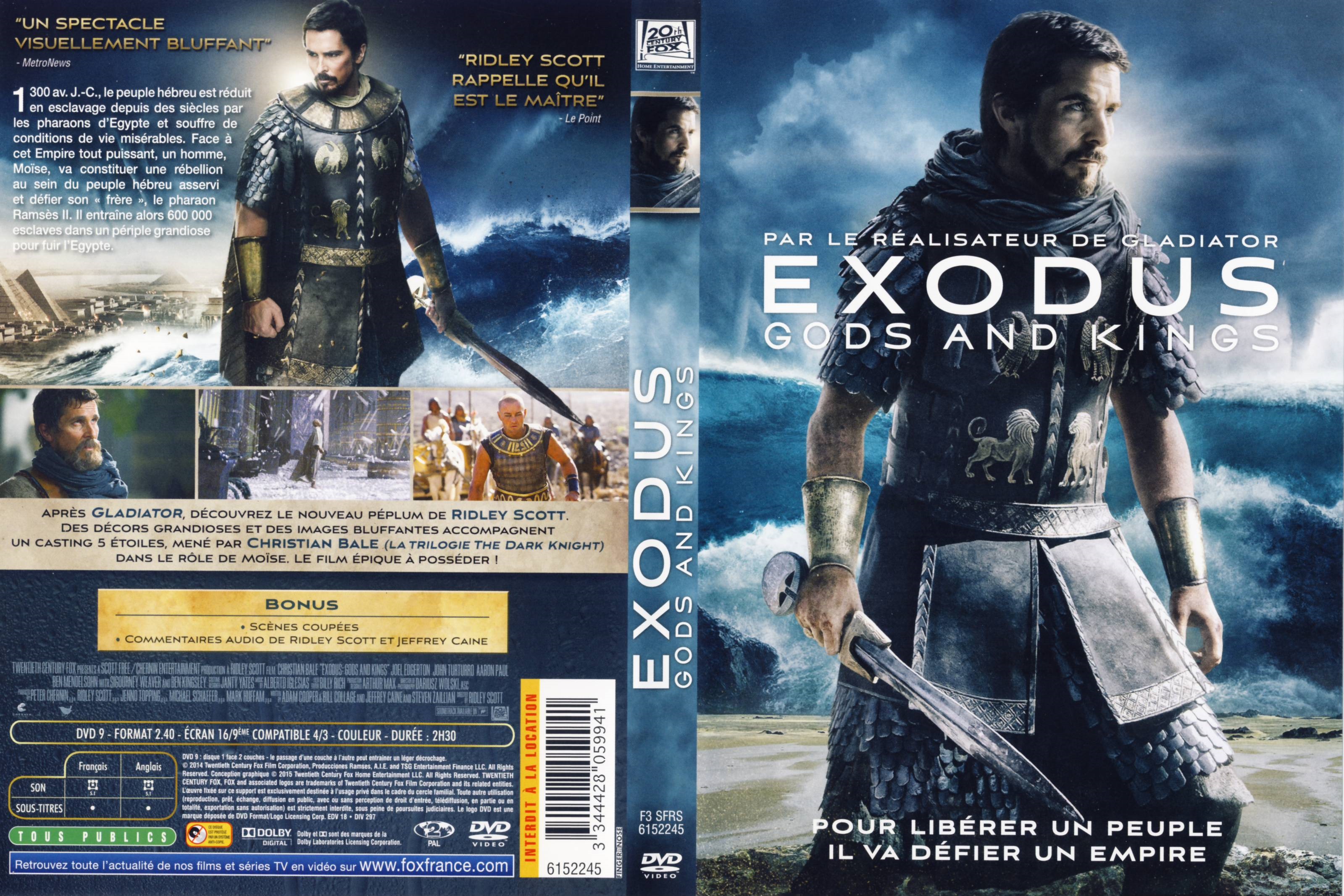 Jaquette DVD Exodus (2015)