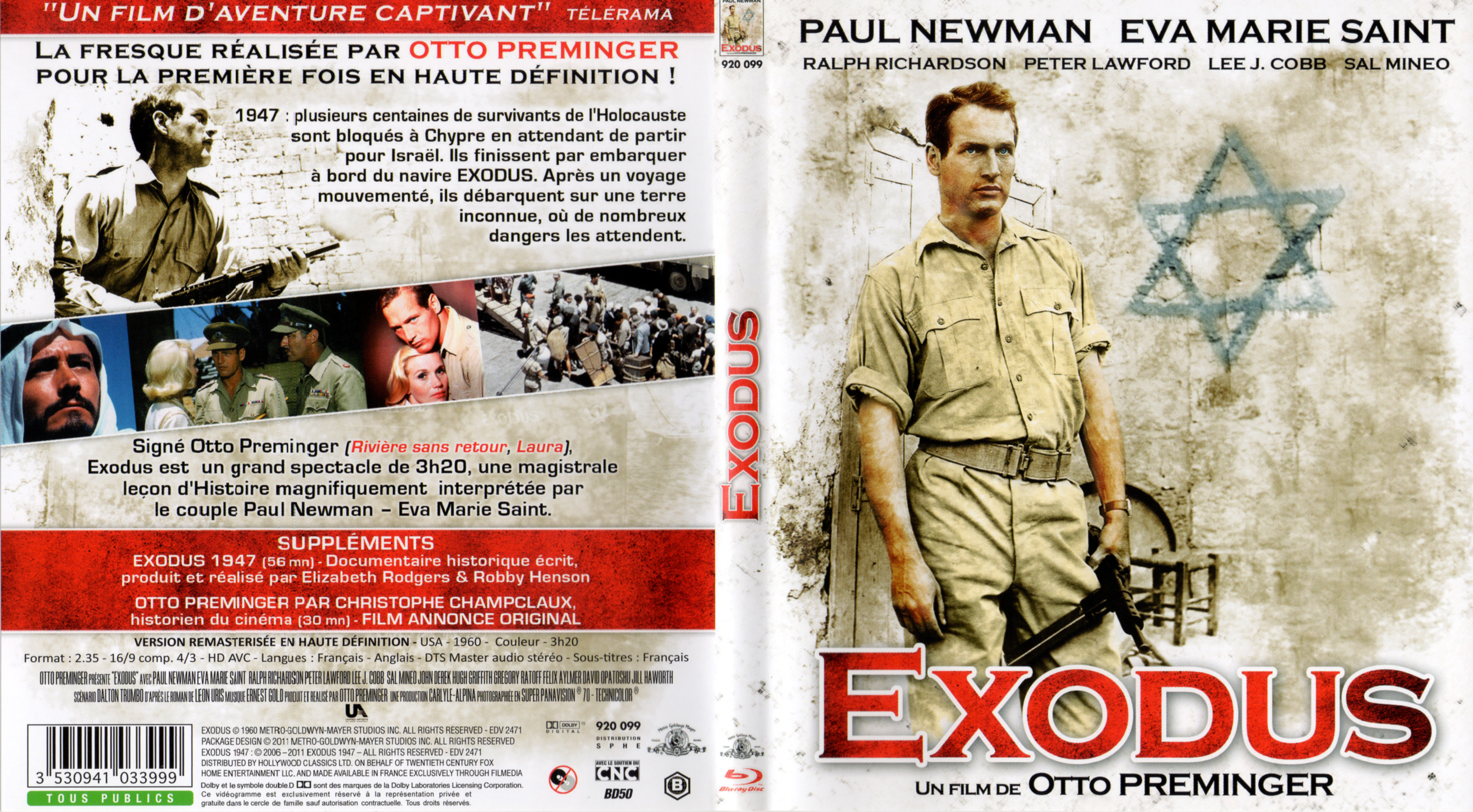 Jaquette DVD Exodus (BLU-RAY)