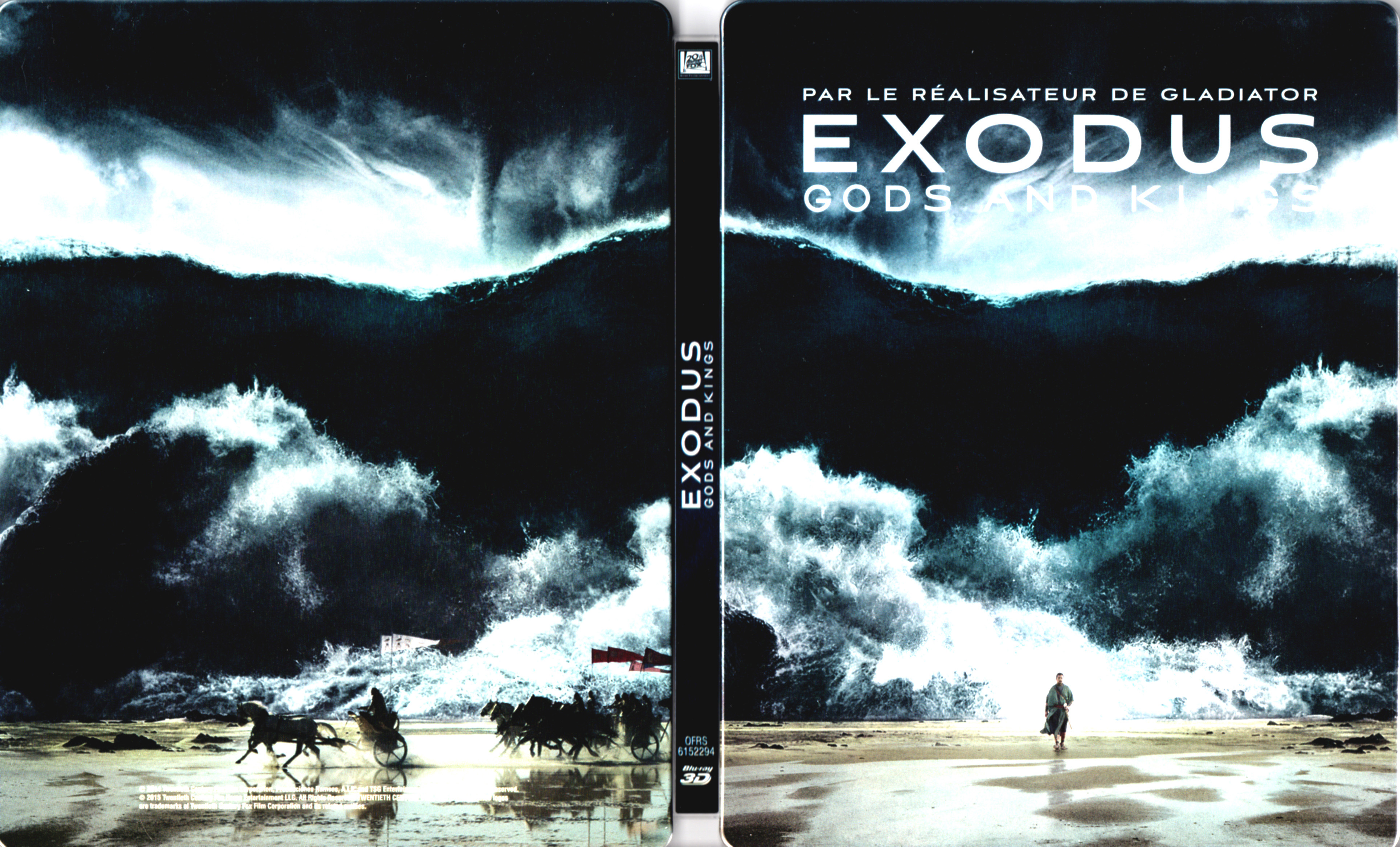 Jaquette DVD Exodus - Gods and kings 3D (BLU-RAY)