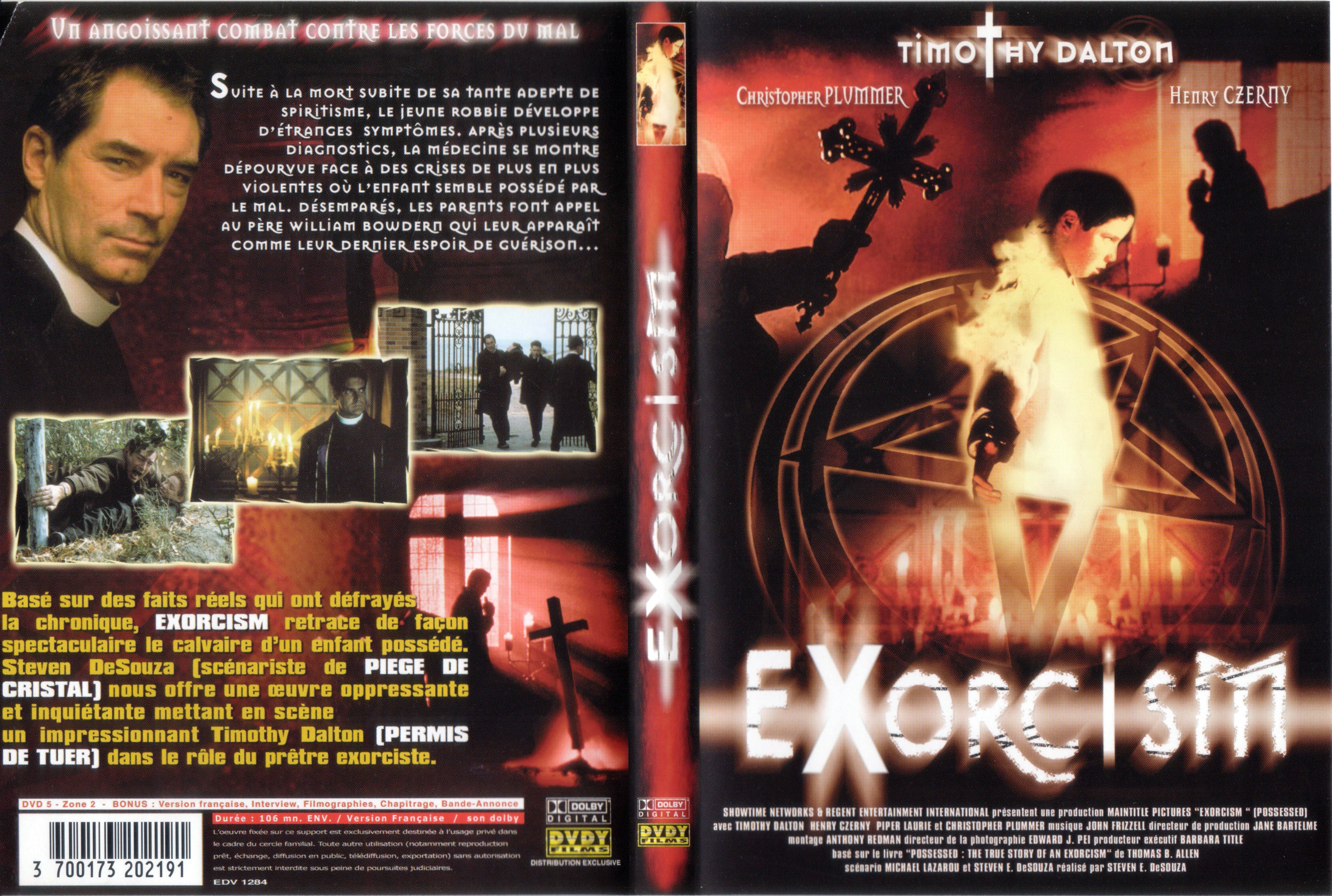 Jaquette DVD Exorcism