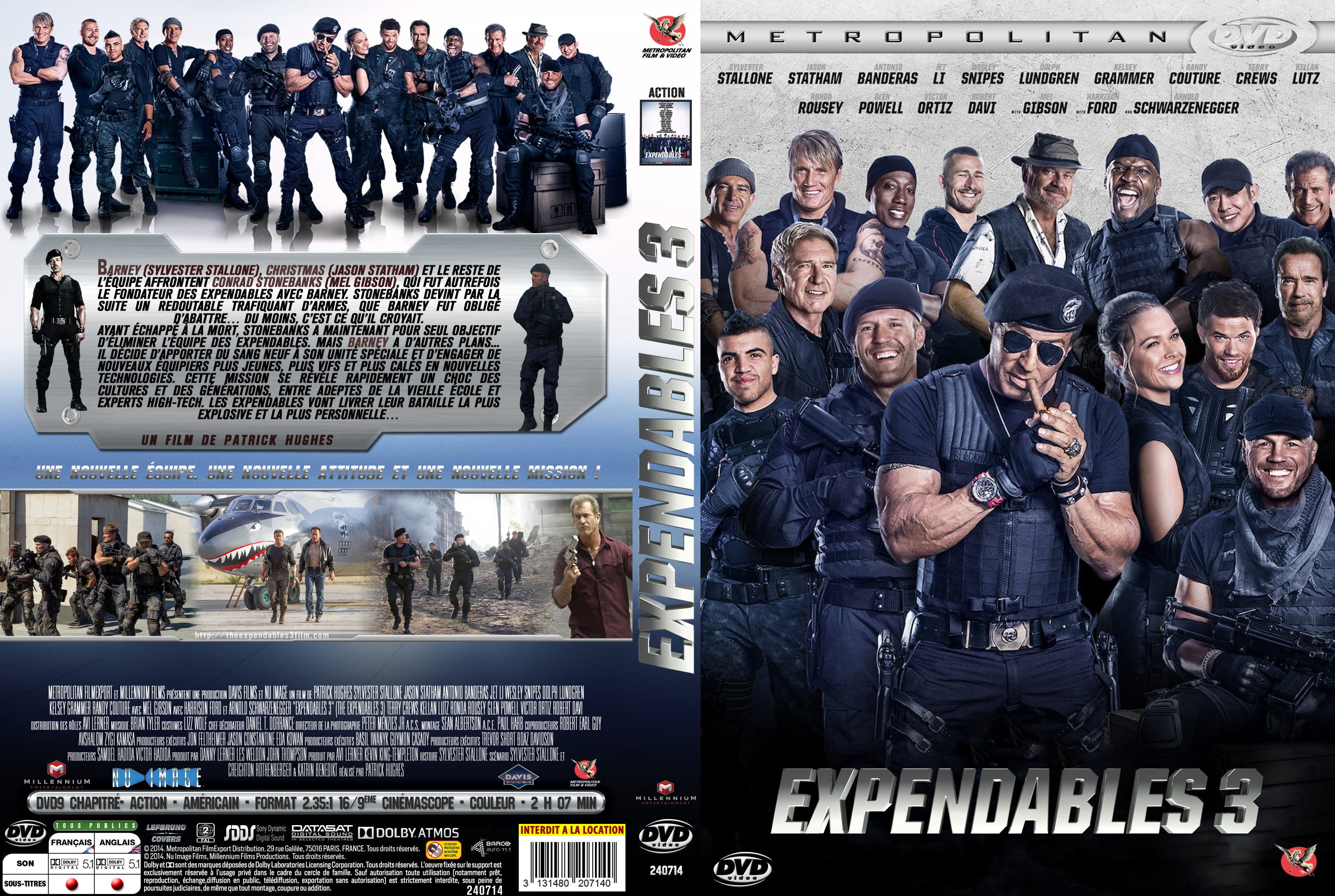 Jaquette DVD Expendables 3 custom v2