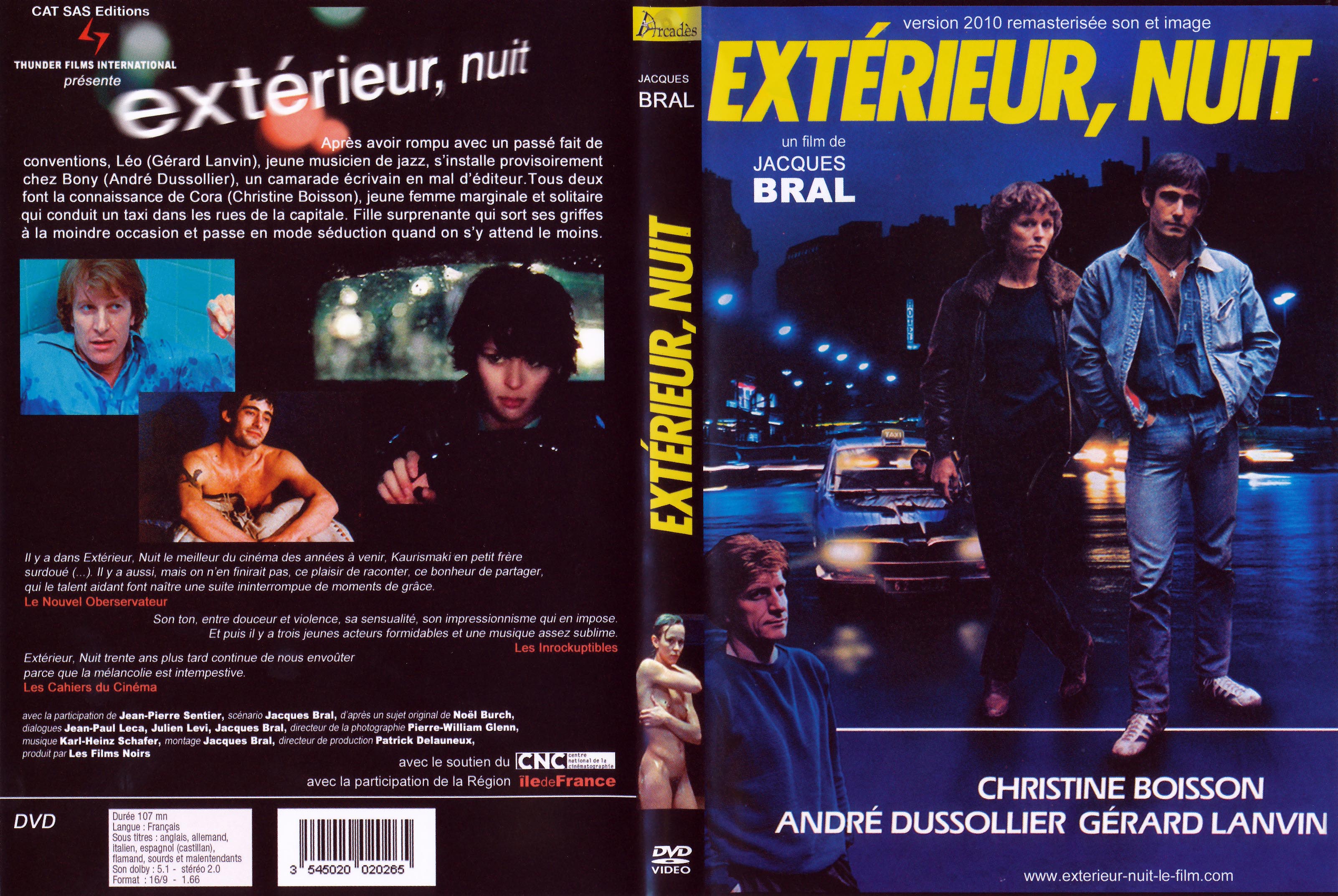 Jaquette DVD Exterieur, nuit