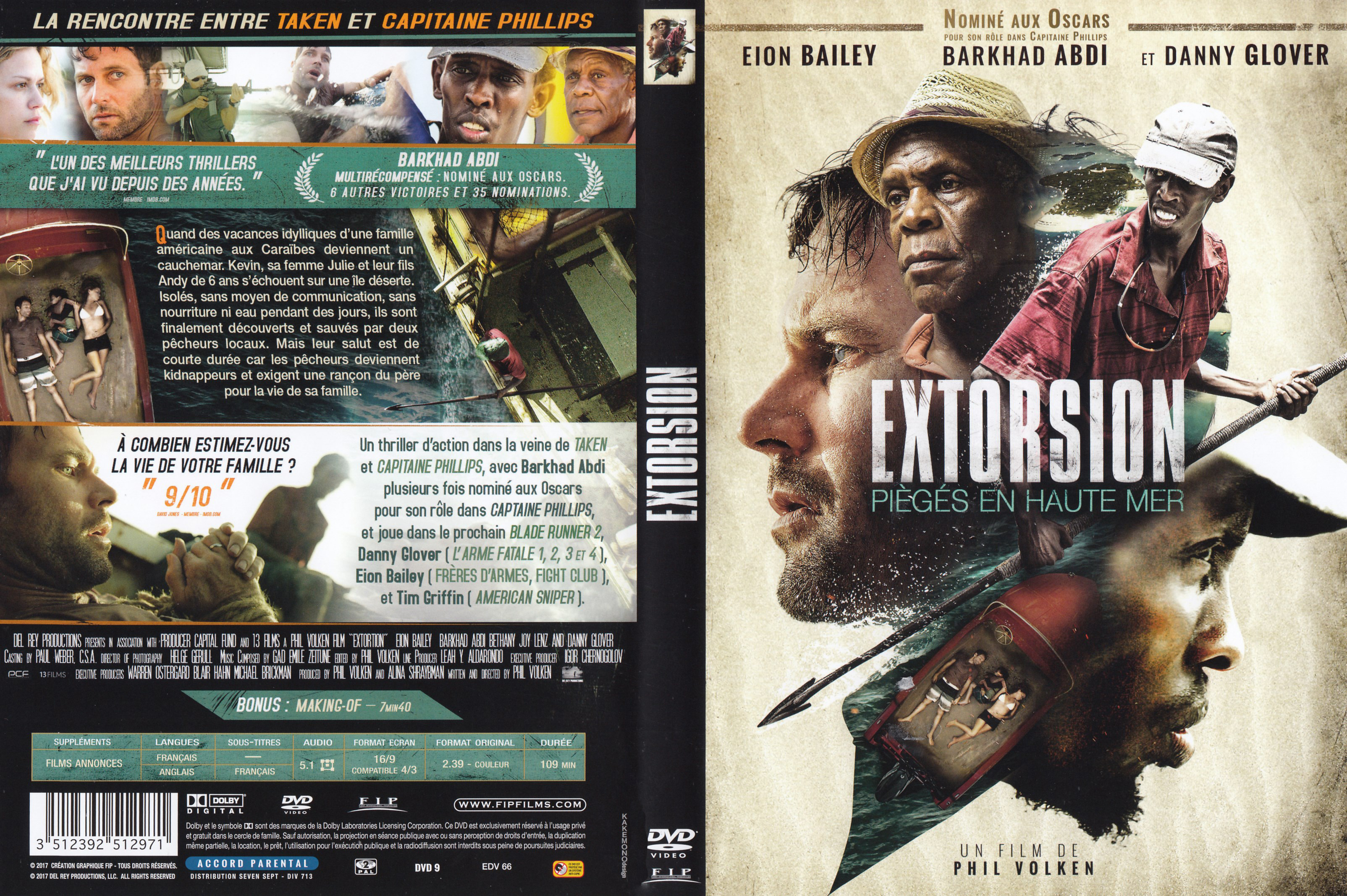 Jaquette DVD Extorsion