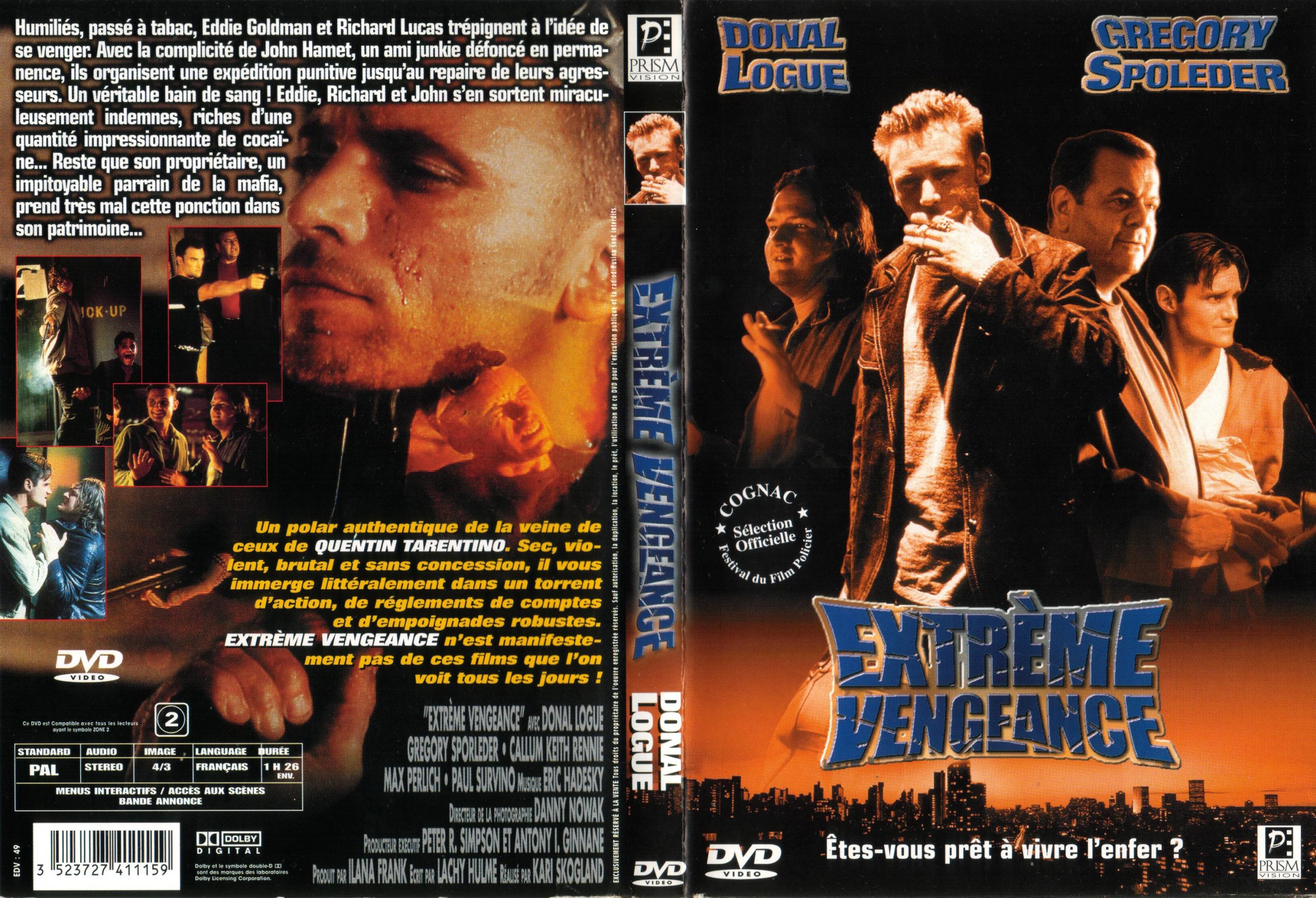 Jaquette DVD Extreme vengeance