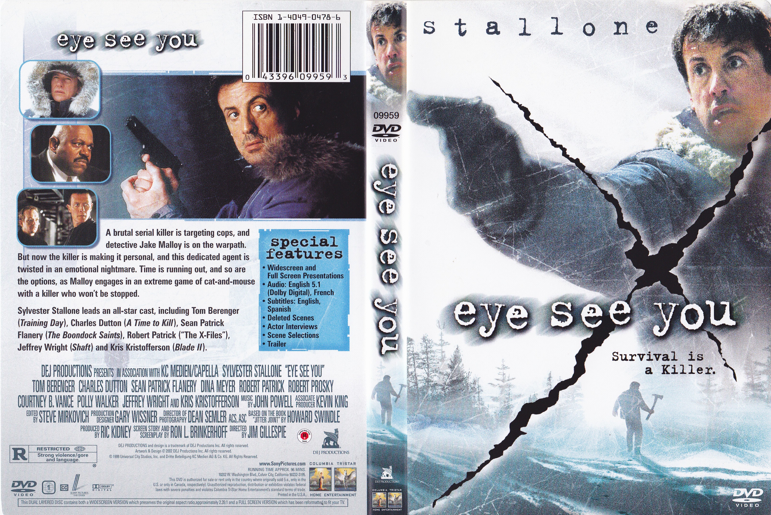 Jaquette DVD Eye see you Zone 1