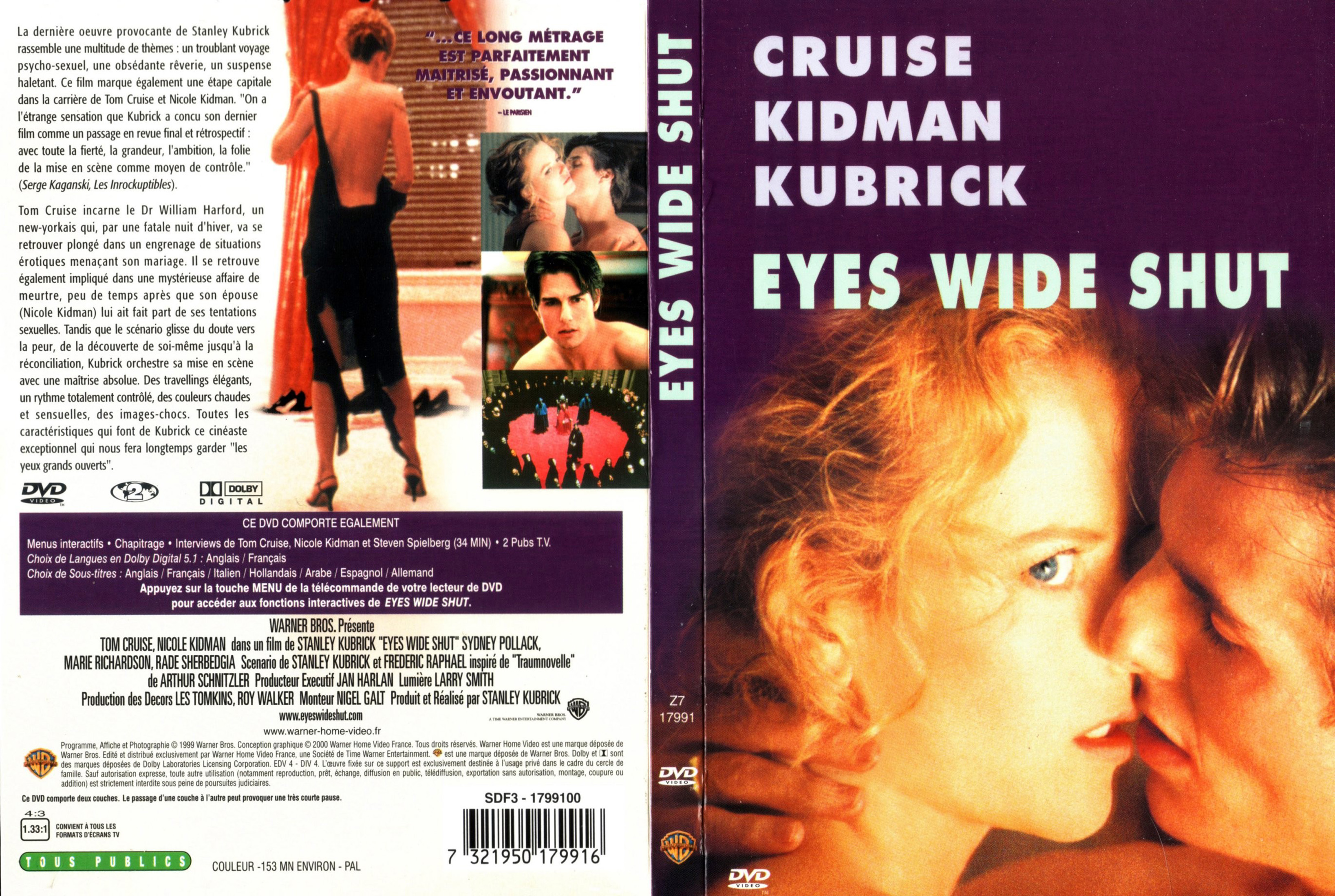 Jaquette DVD Eyes wide shut