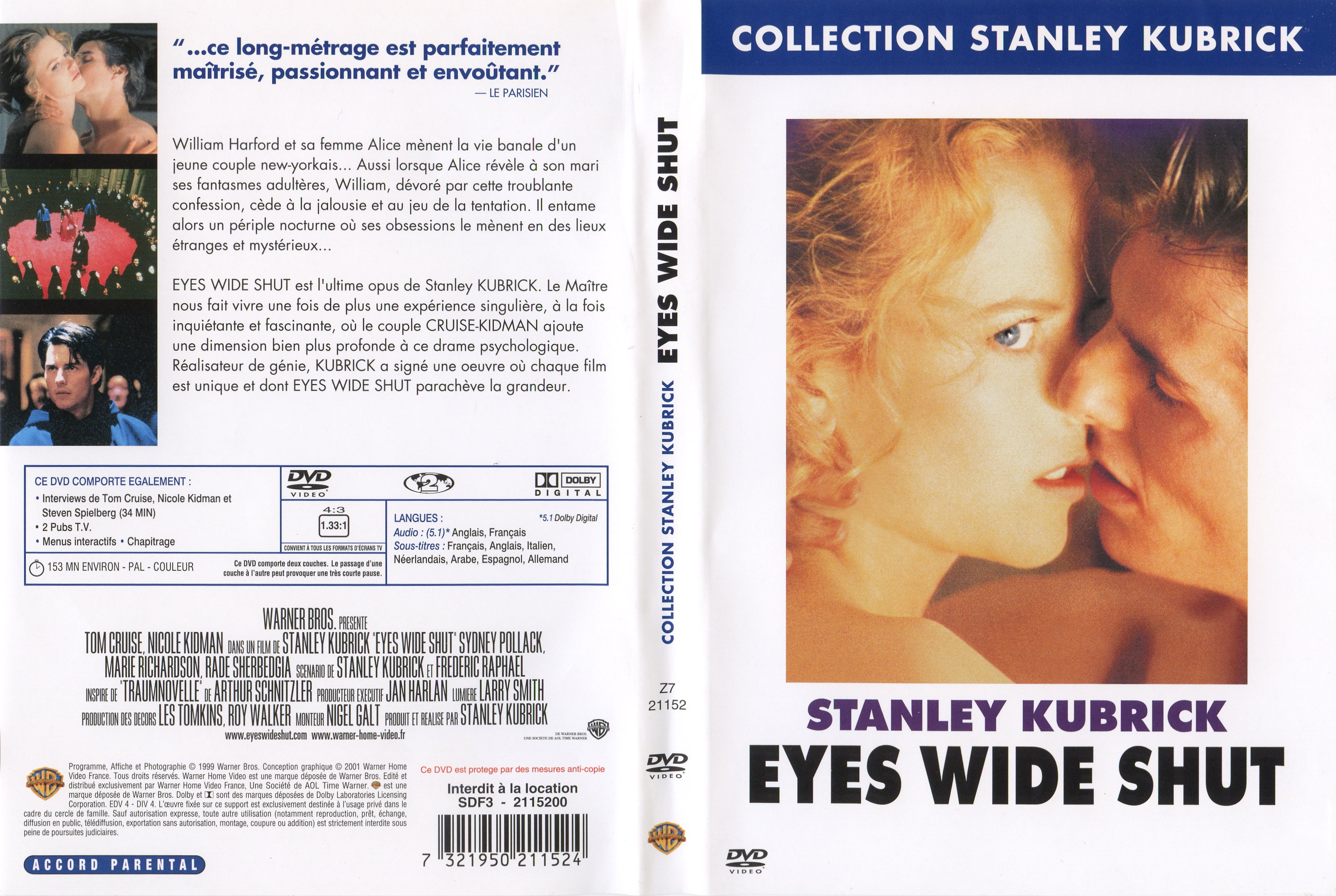 Jaquette DVD Eyes wide shut v3