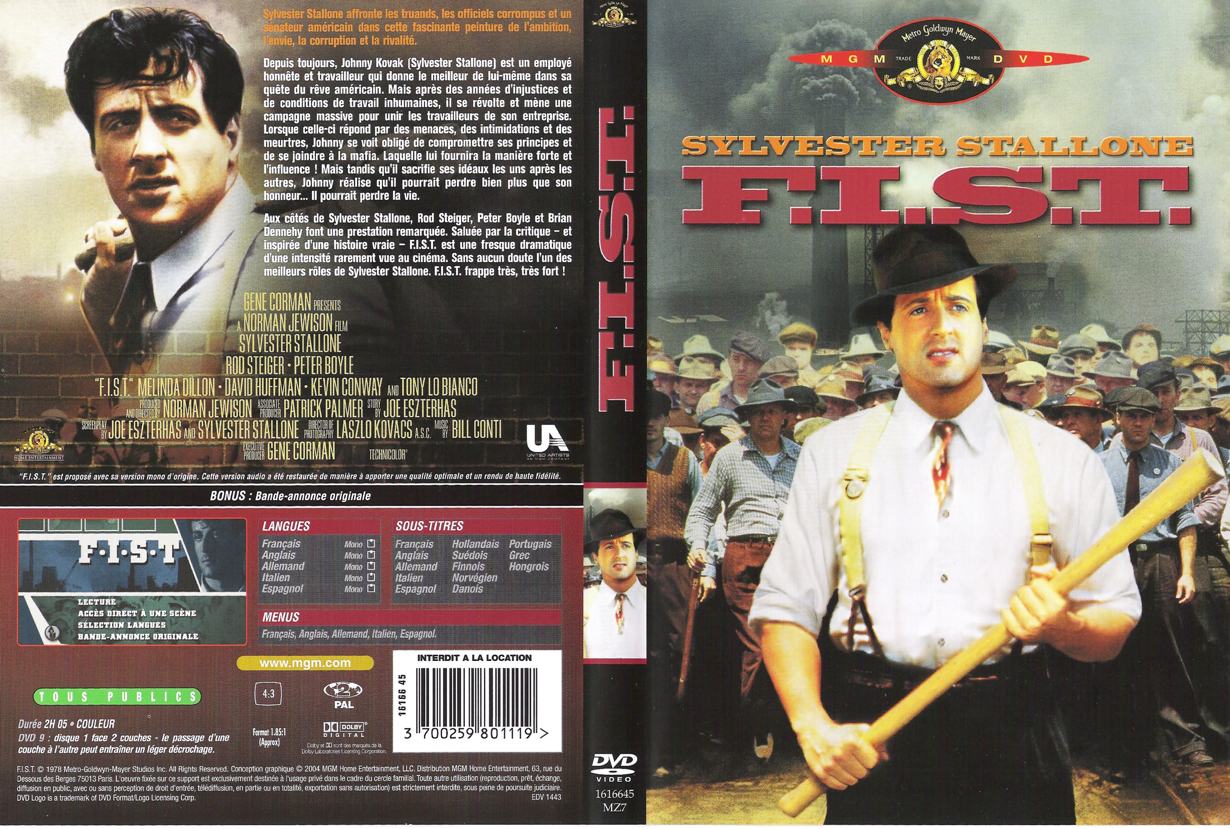 Jaquette DVD FIST