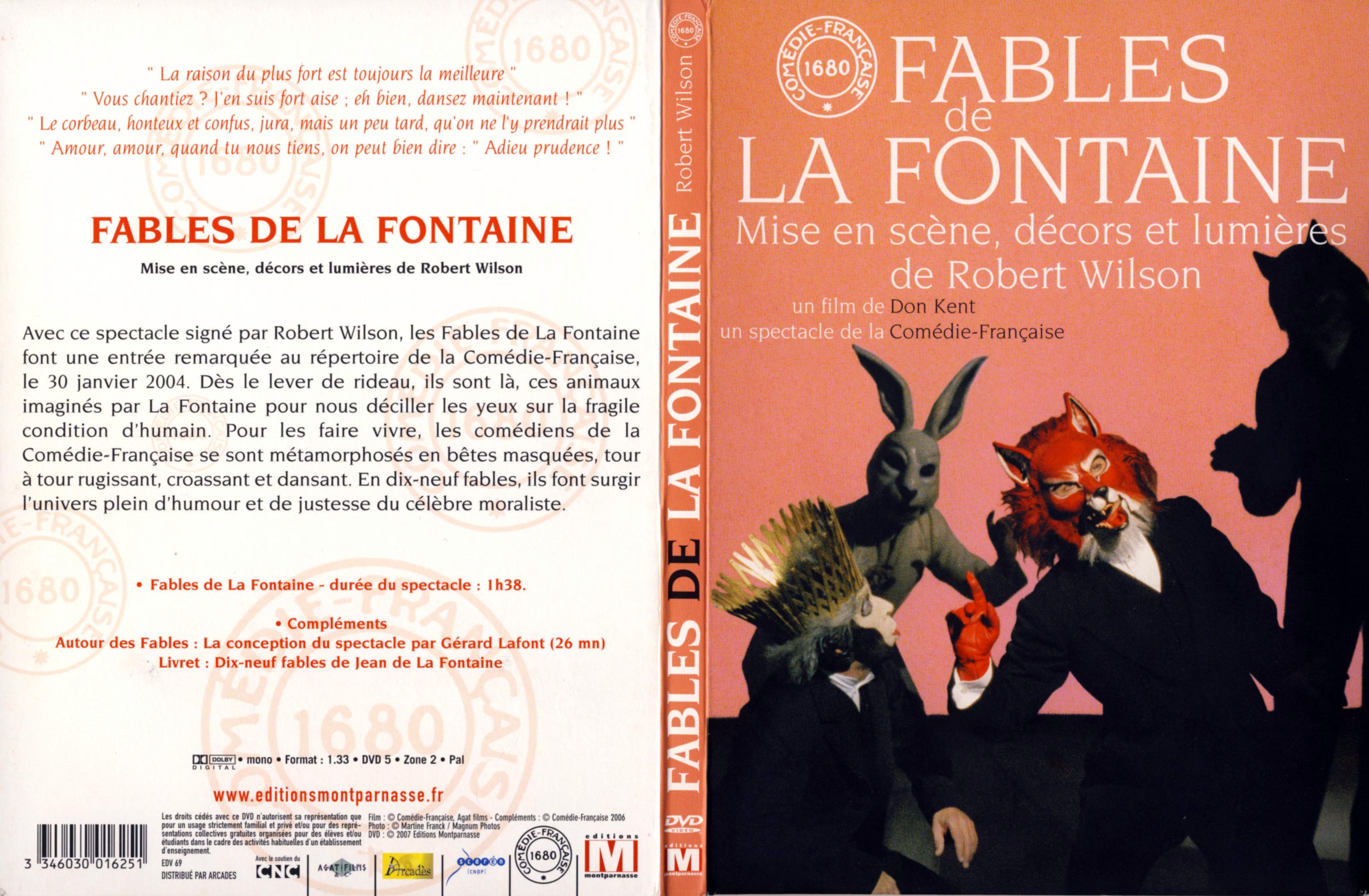 Jaquette DVD Fables de la fontaine