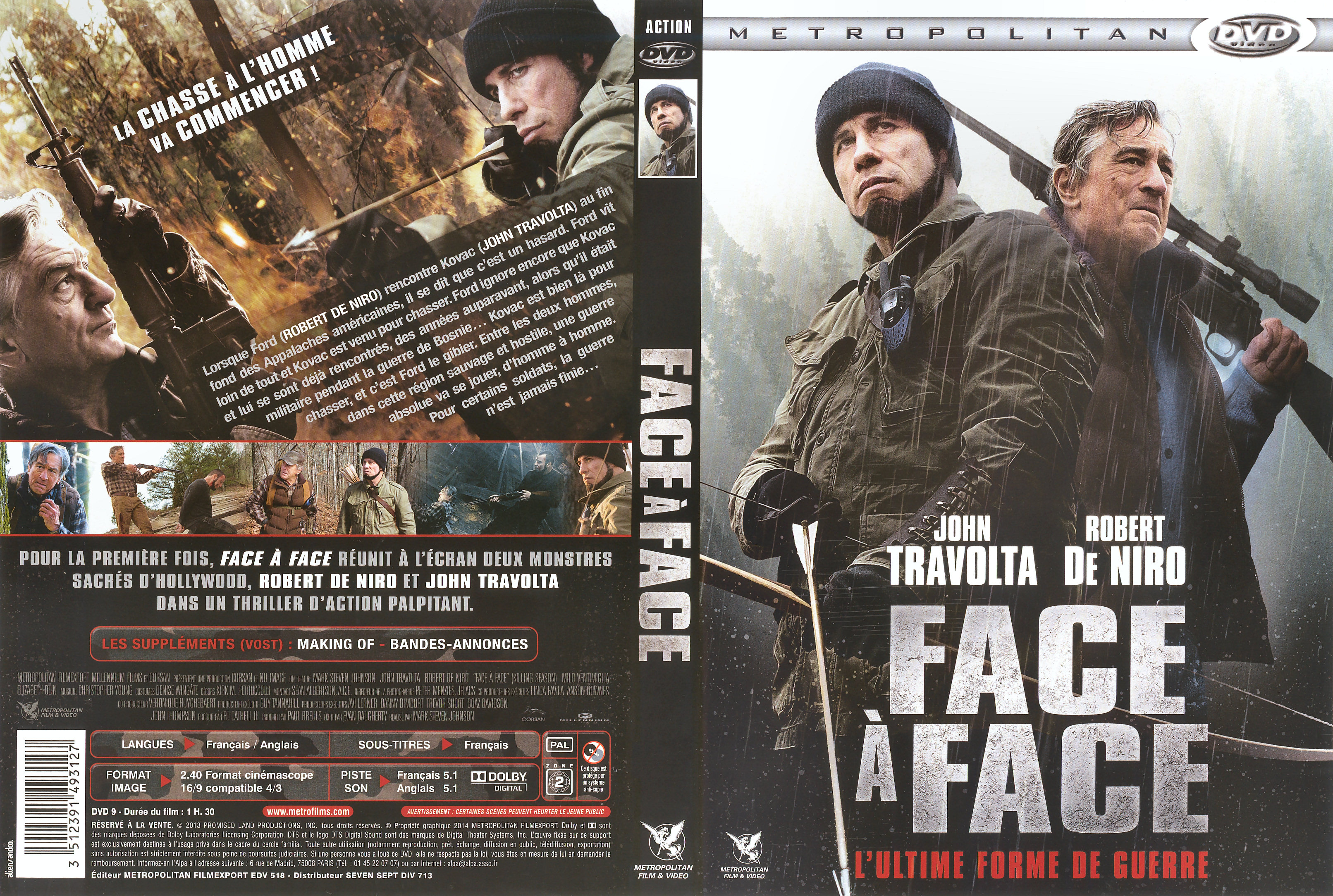 Jaquette DVD Face a Face (2013)
