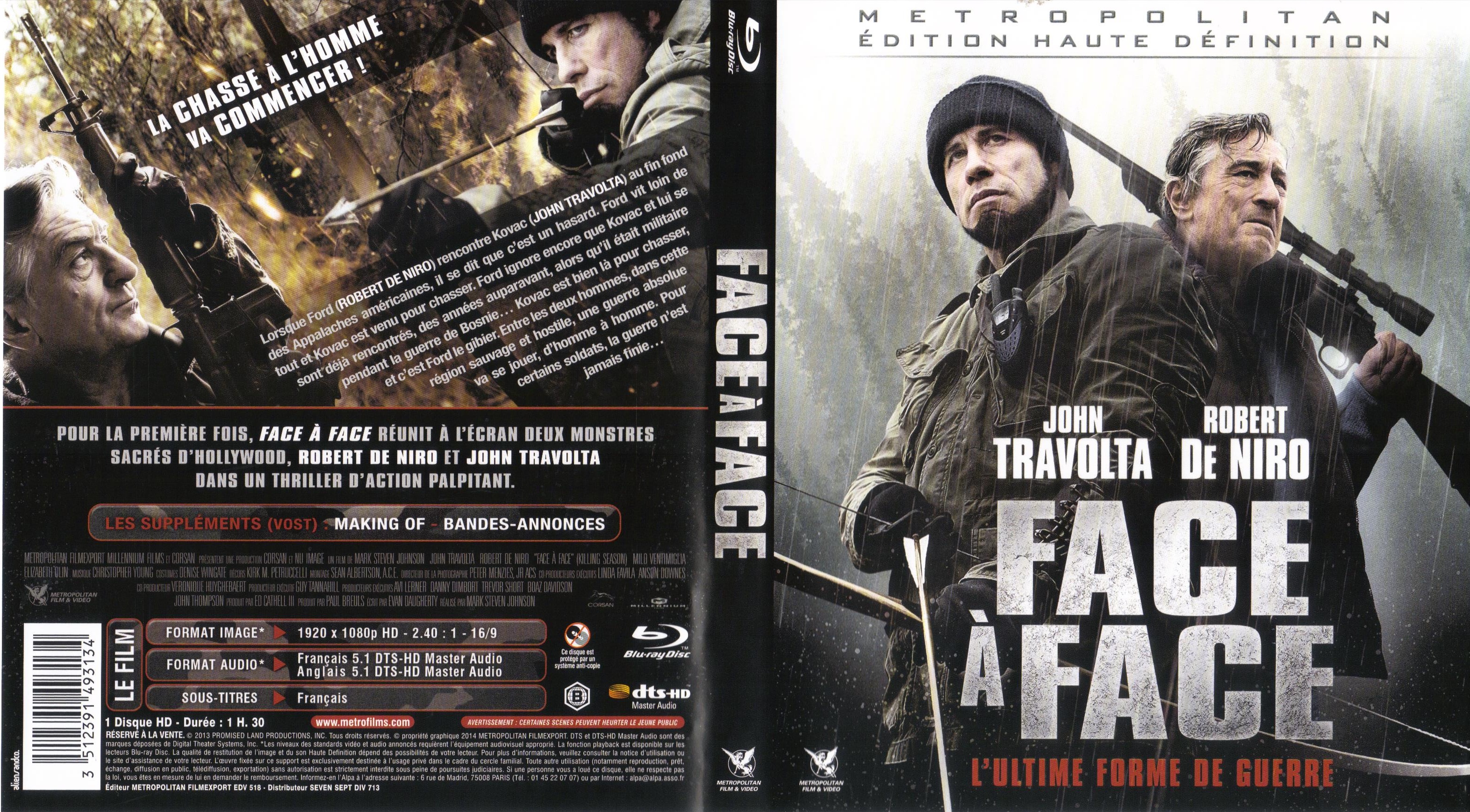 Jaquette DVD Face a Face (2013) (BLU-RAY)