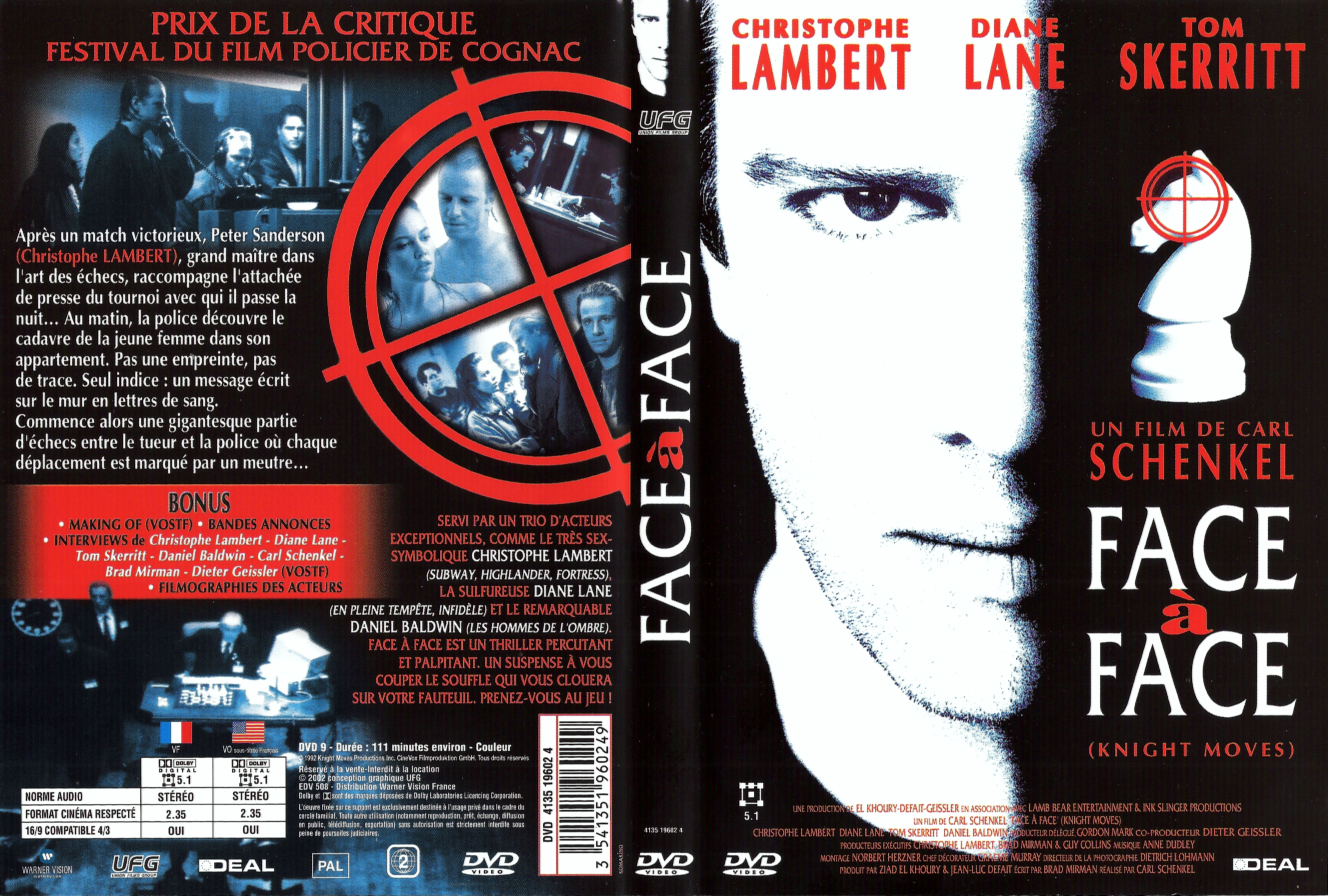 Jaquette DVD Face  face