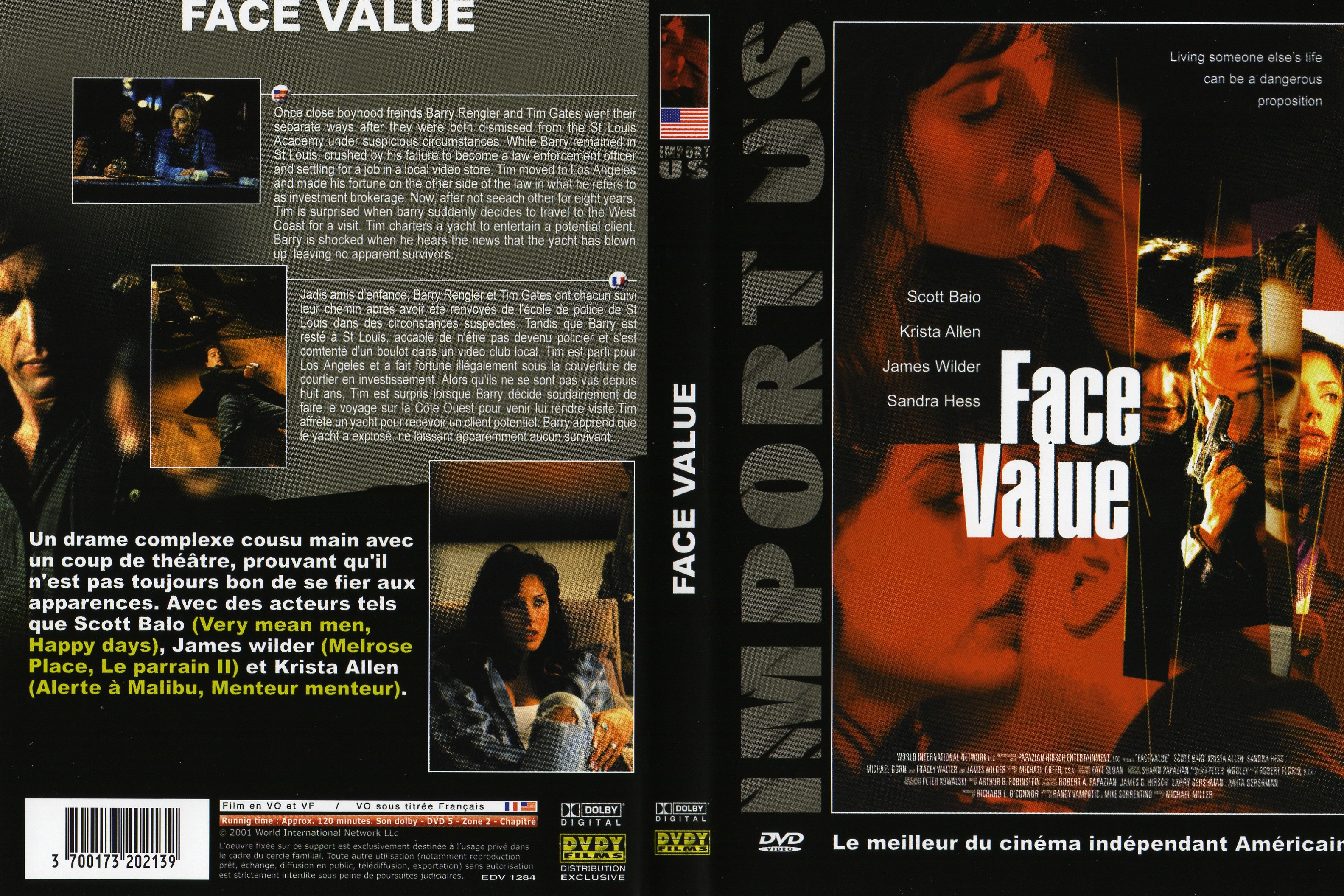 Jaquette DVD Face value