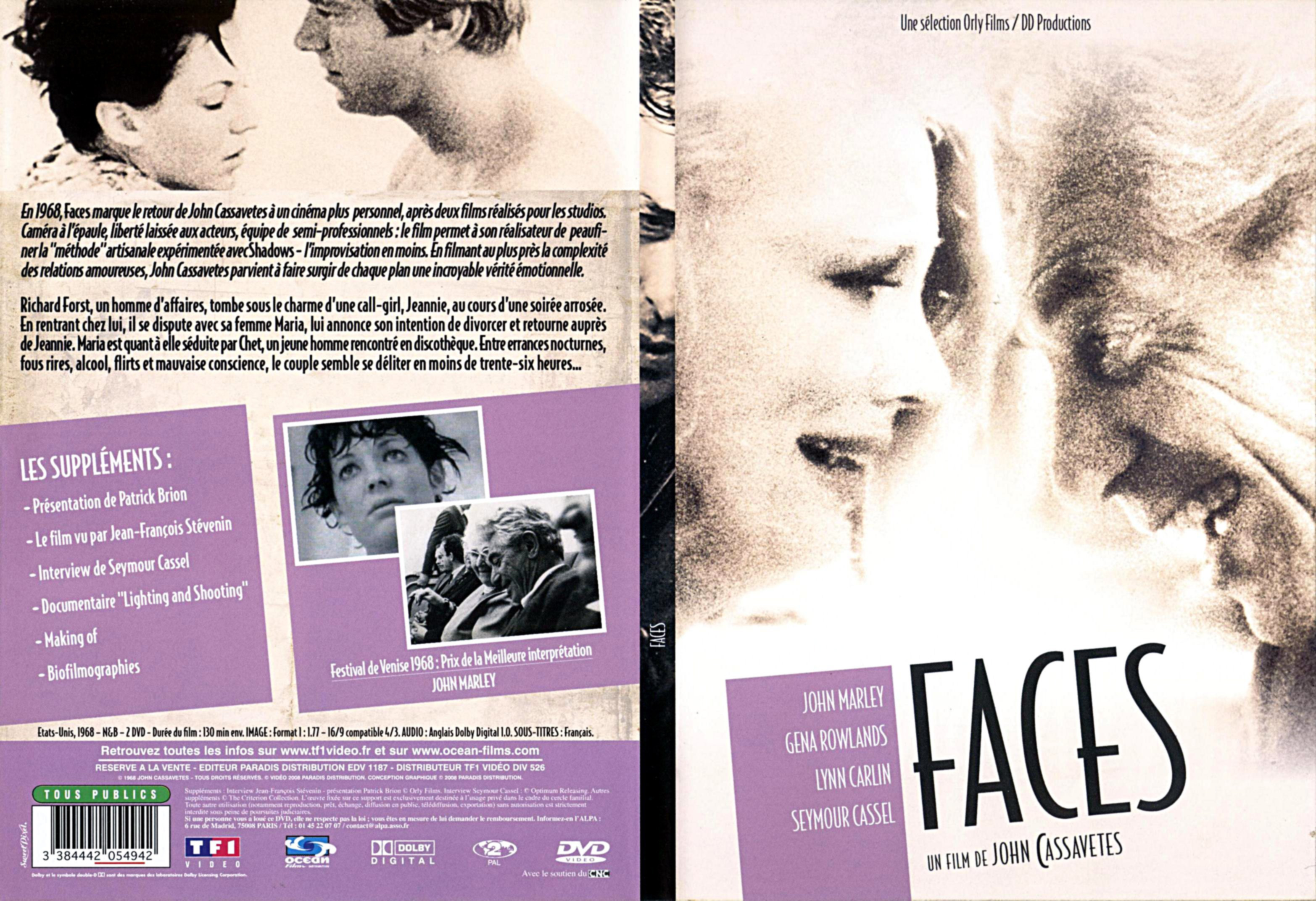 Jaquette DVD Faces