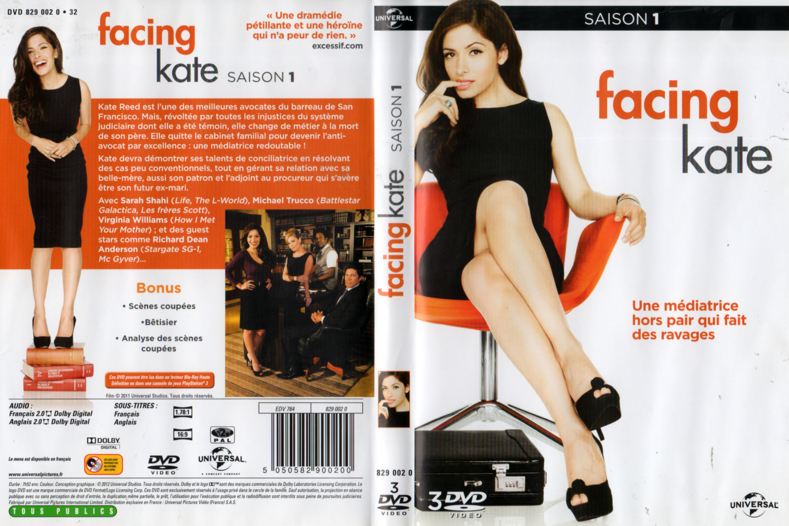 Jaquette DVD Facing Kate Saison 1
