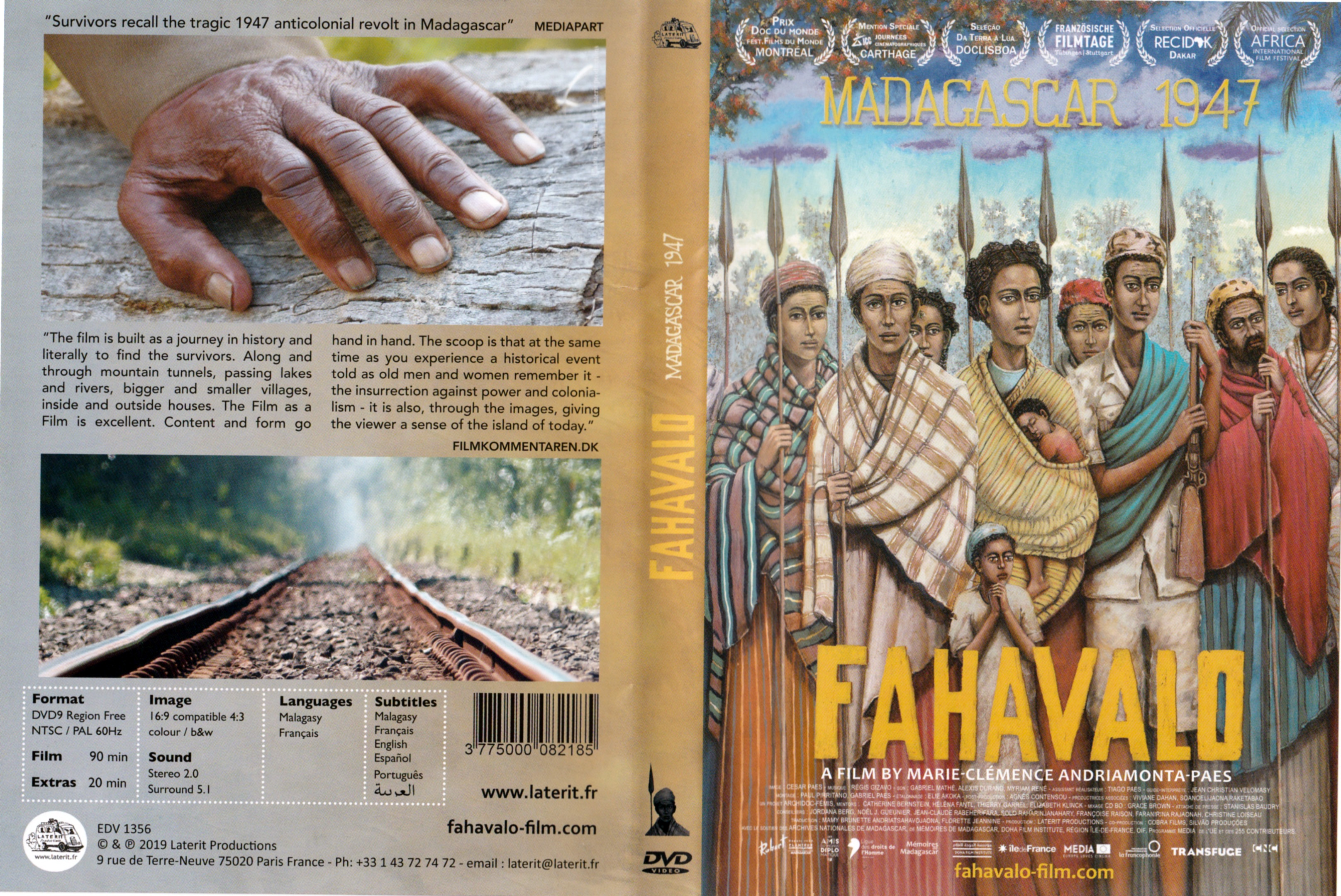 Jaquette DVD Fahavalo