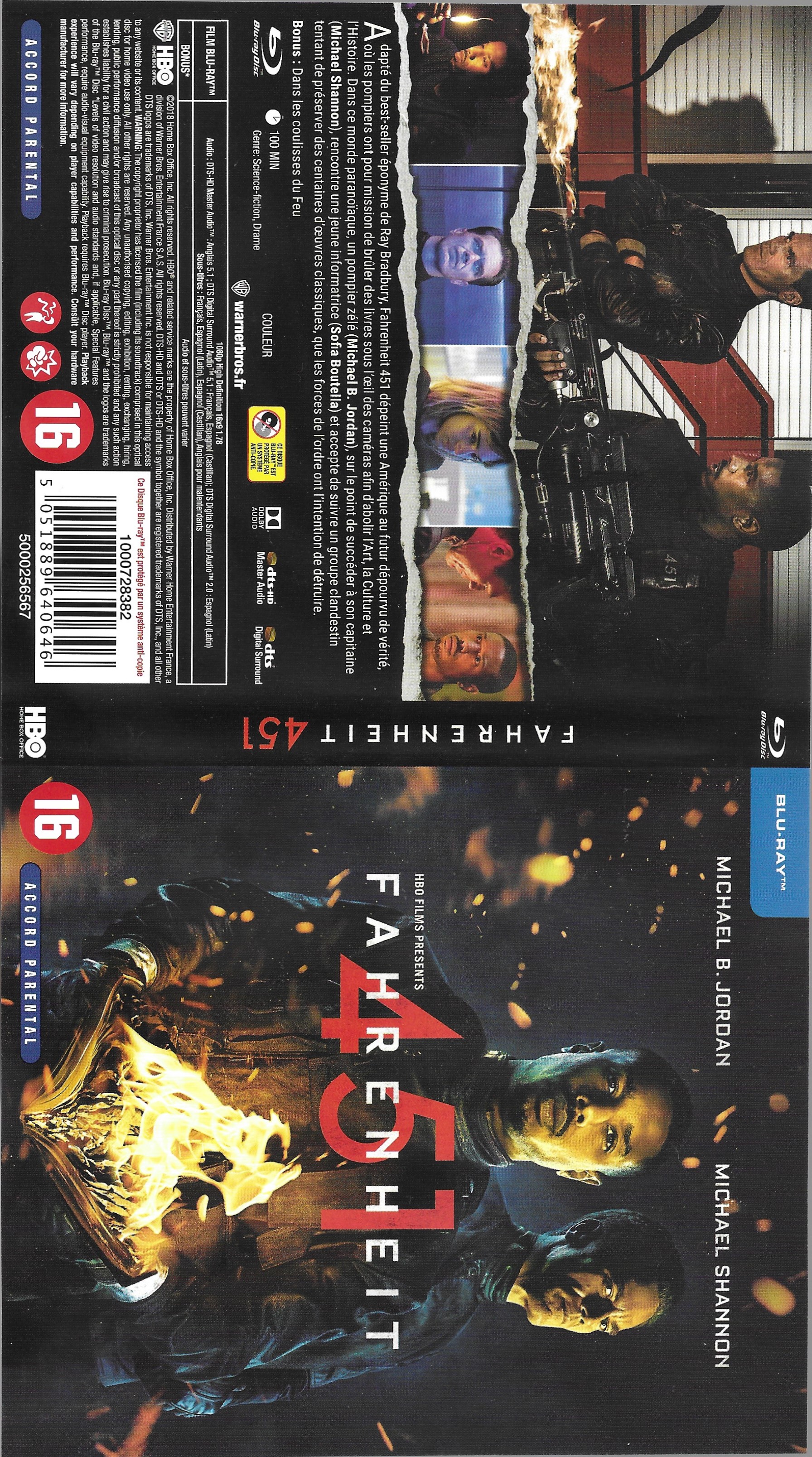 Jaquette DVD Fahrenheit 451 2108 (BLU-RAY)