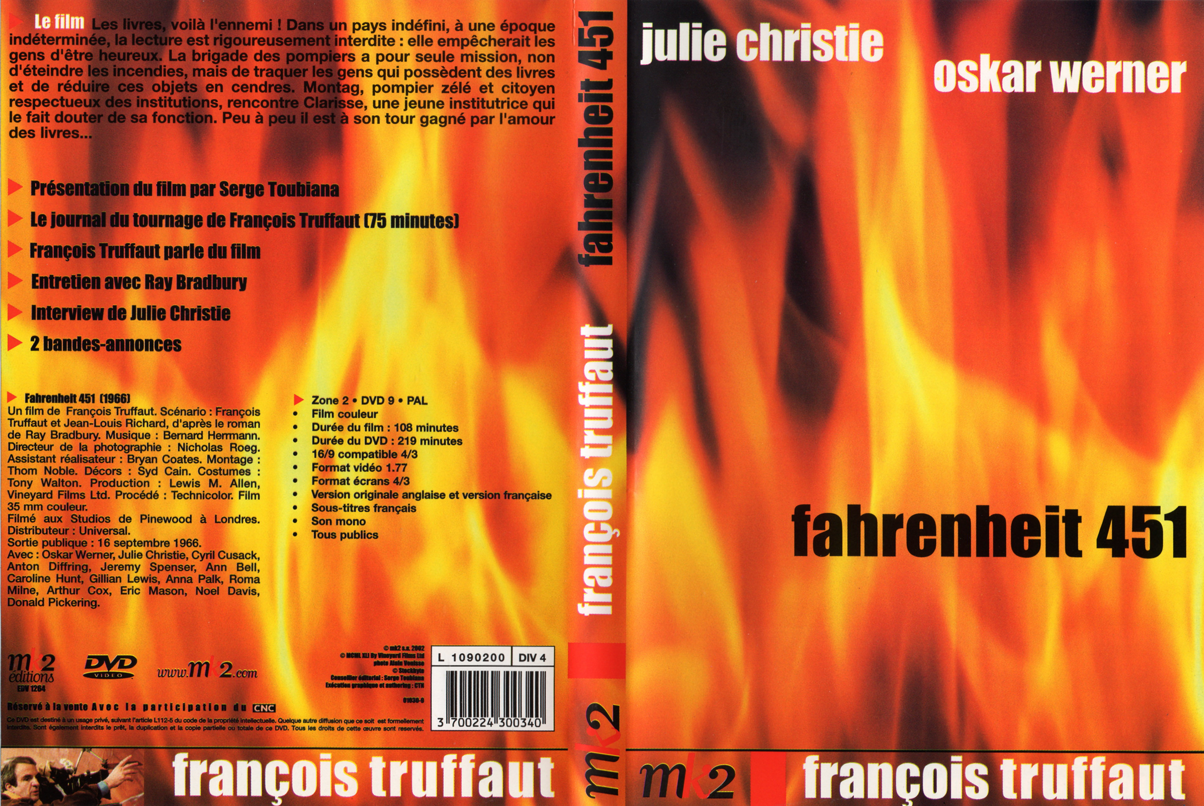 Jaquette DVD Fahrenheit 451 v3