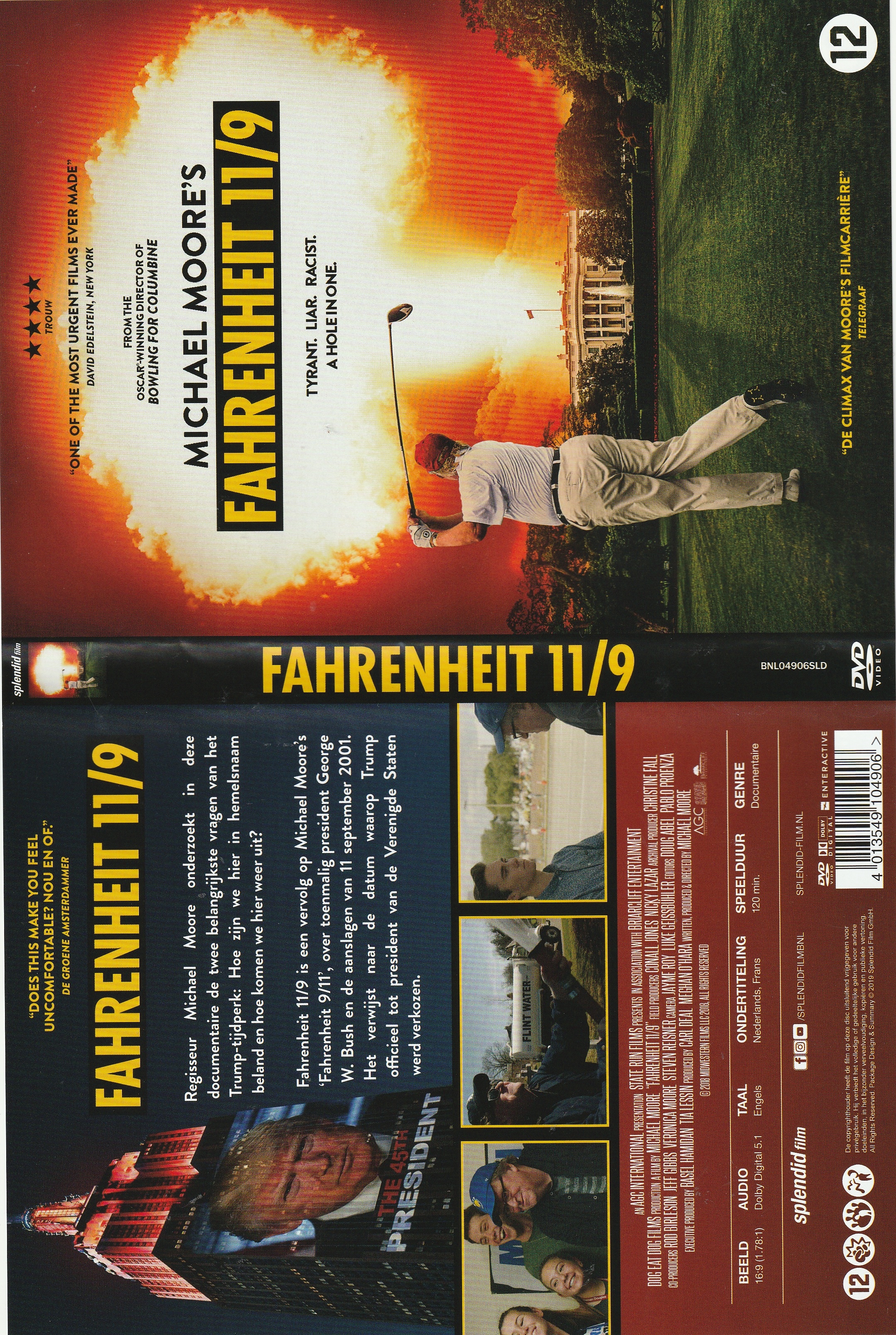 Jaquette DVD Fahrenheit 9-11 v2