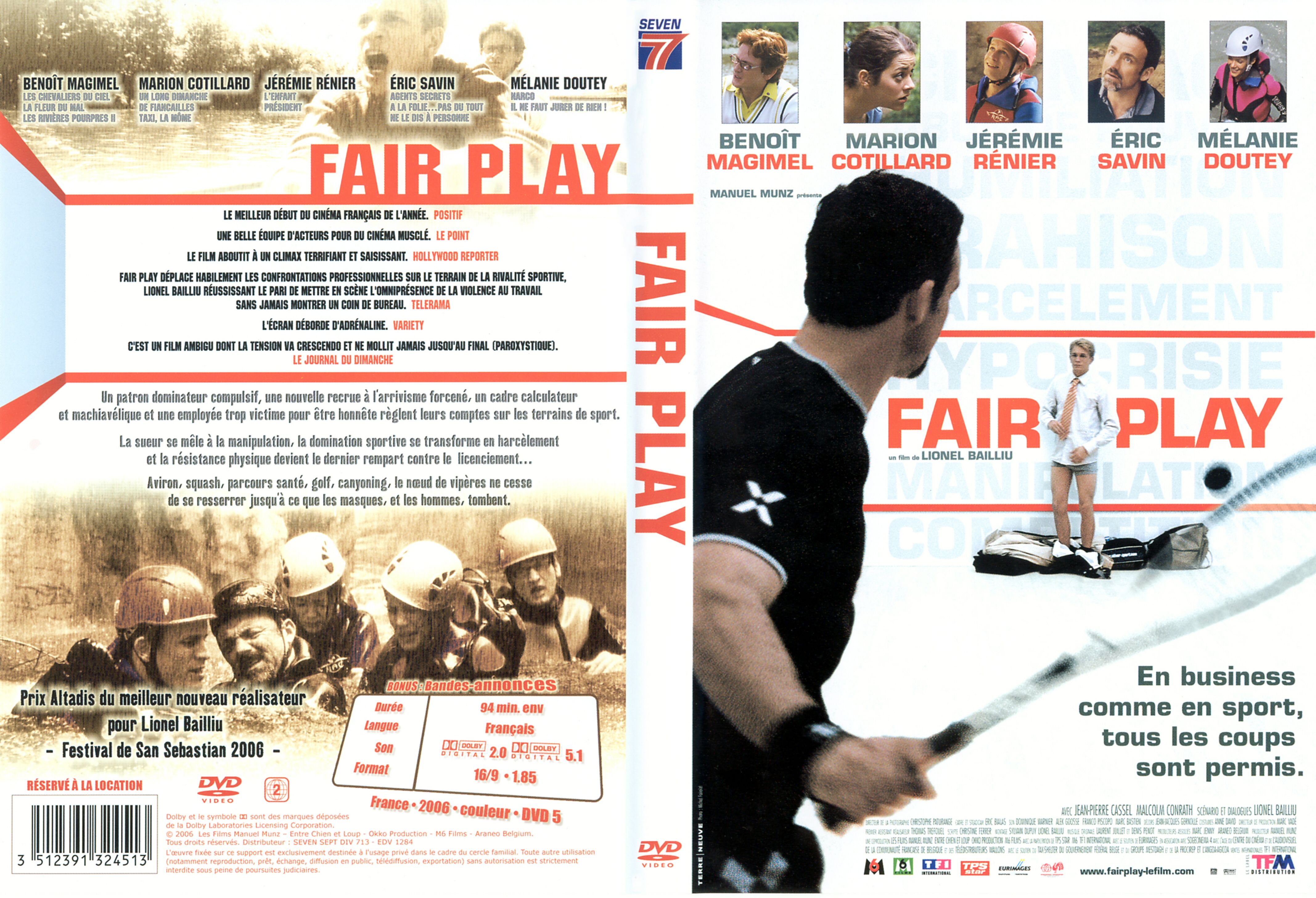 Jaquette DVD Fair Play