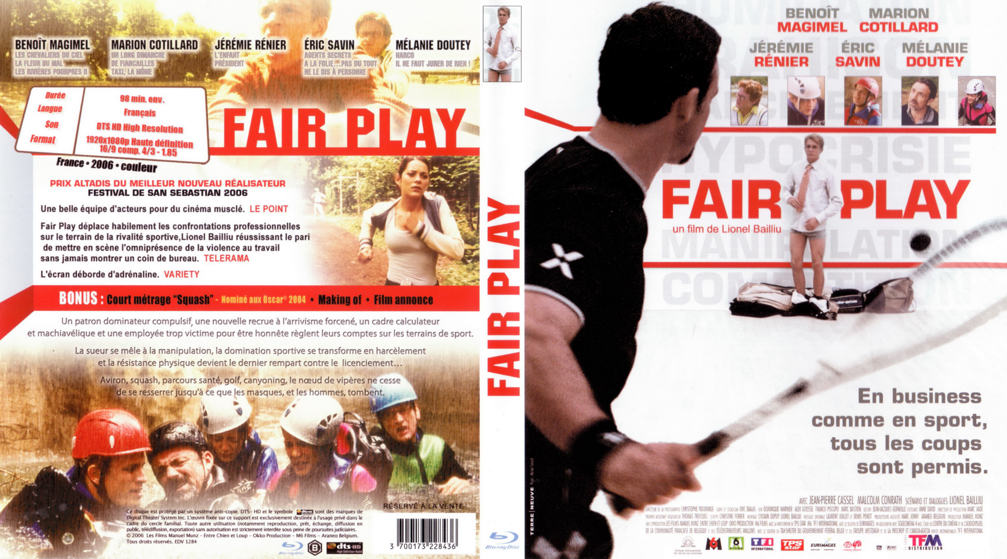 Jaquette DVD Fair play (BLU-RAY)