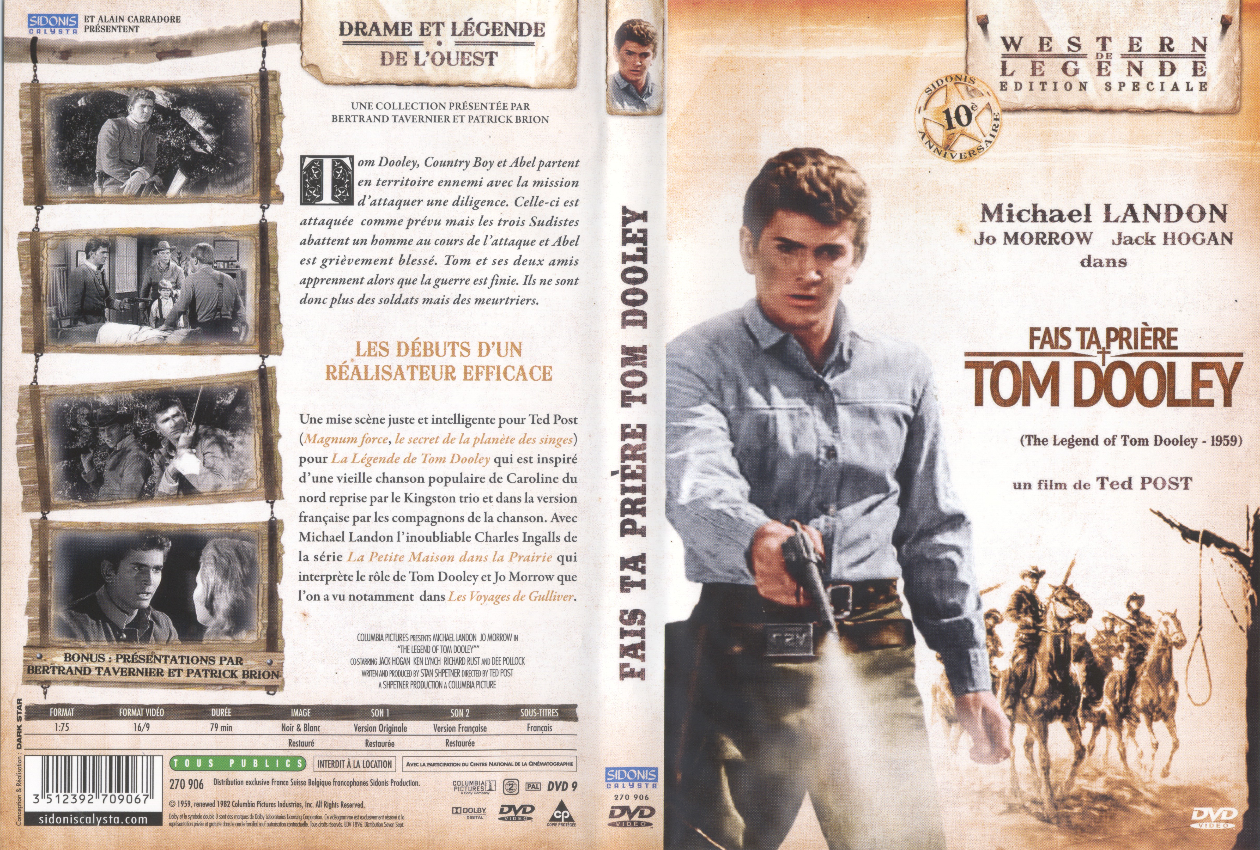 Jaquette DVD Fais ta priere Tom Dooley