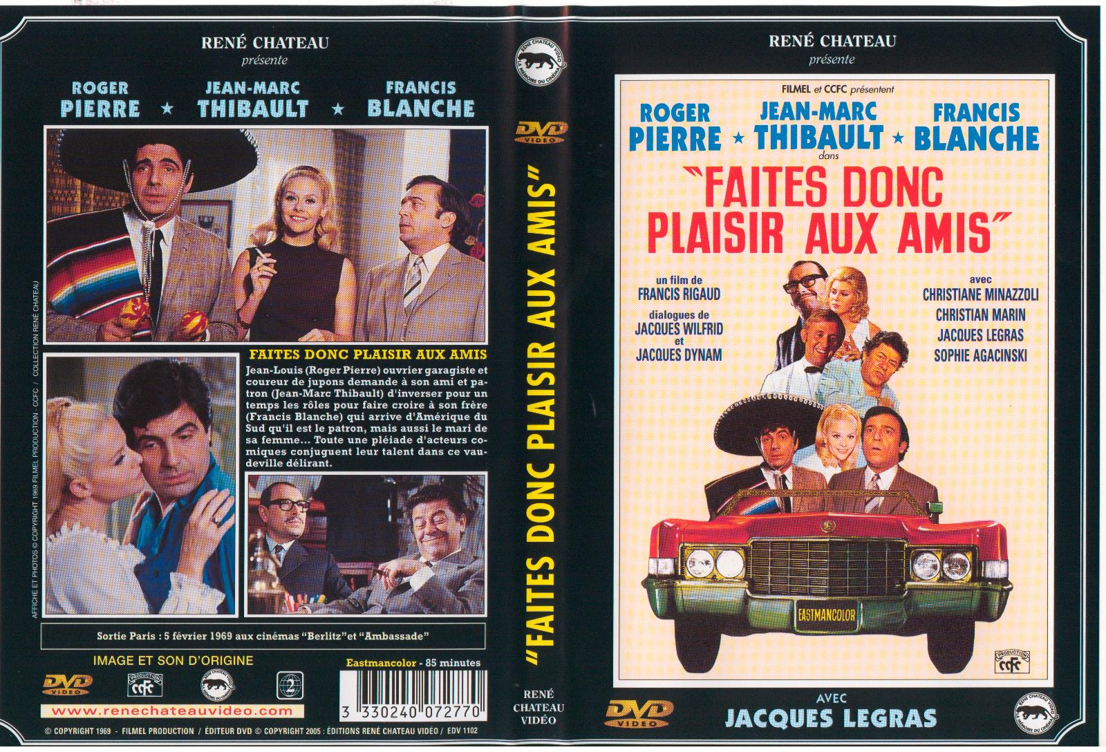 Jaquette DVD Faites donc plaisir aux amis