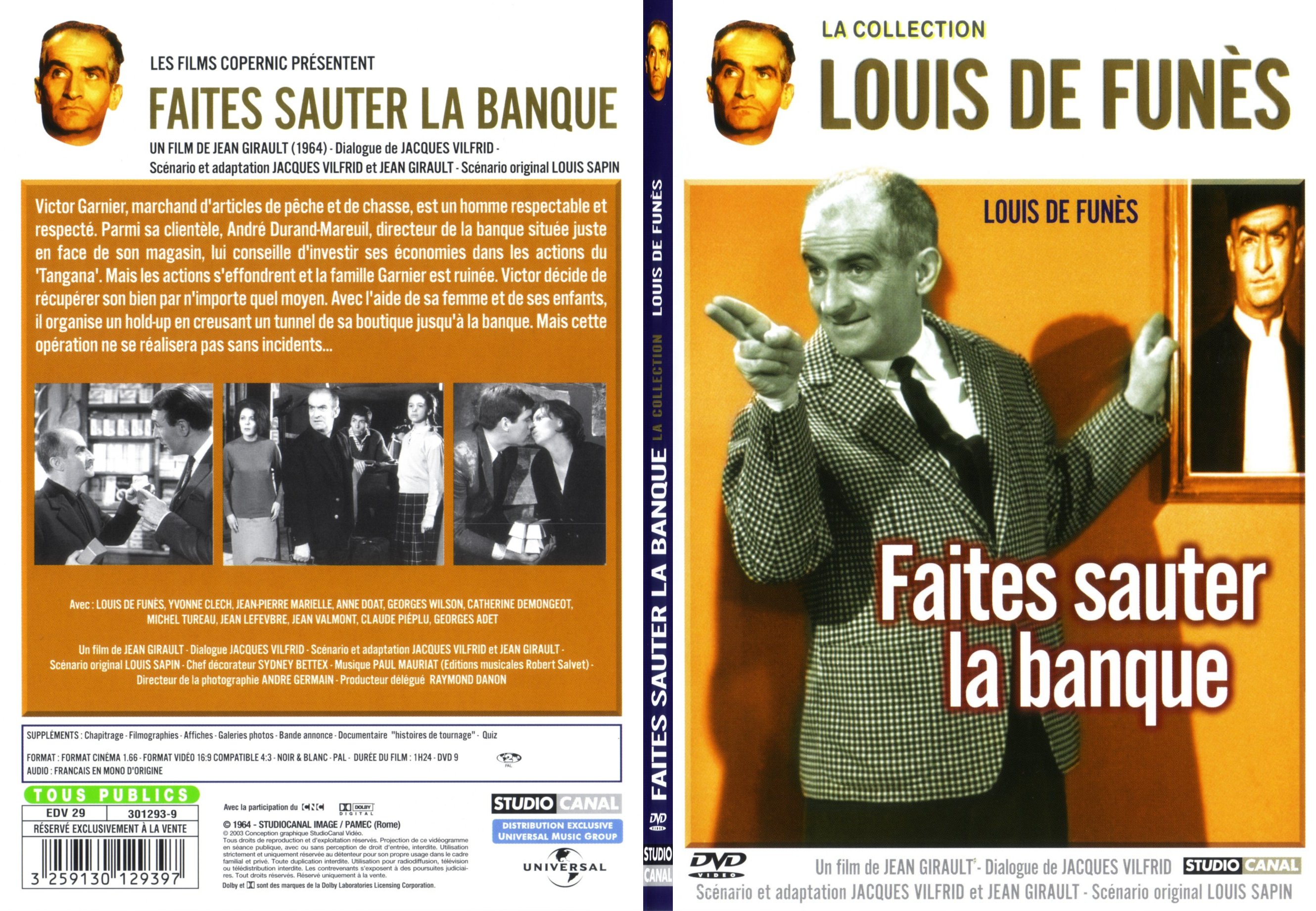 Jaquette DVD Faites sauter la banque - SLIM