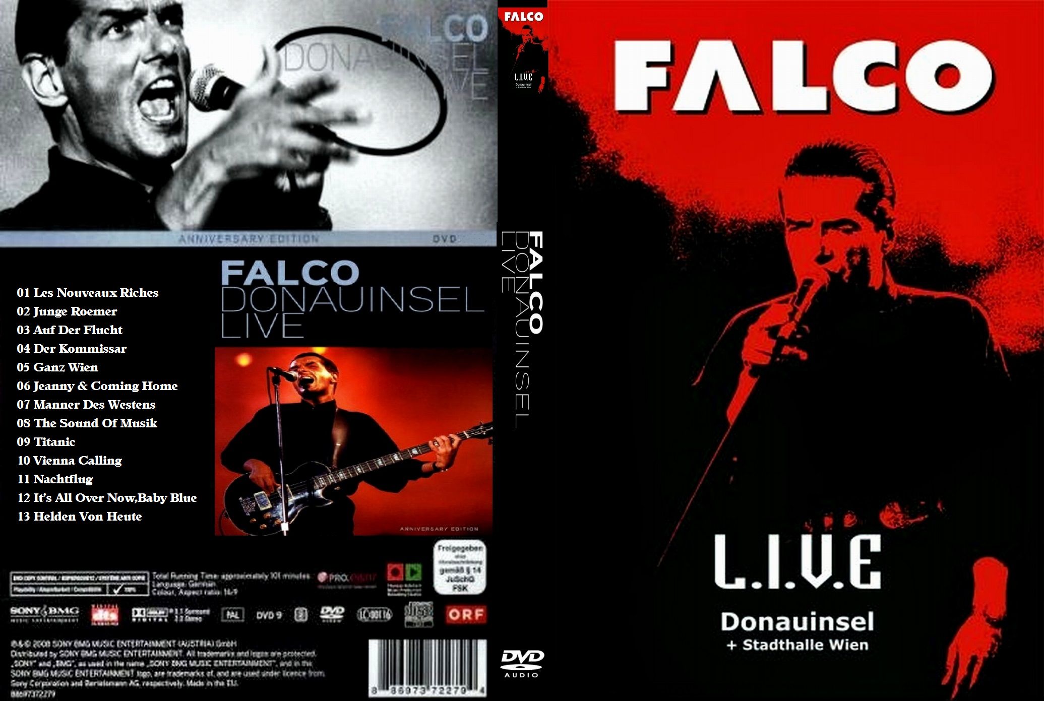 Jaquette DVD Falco Live Donauinsel