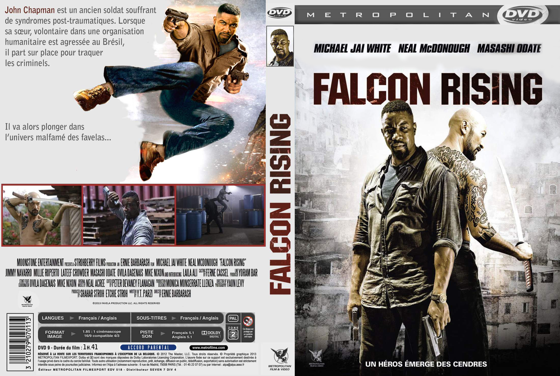 Jaquette DVD Falcon rising