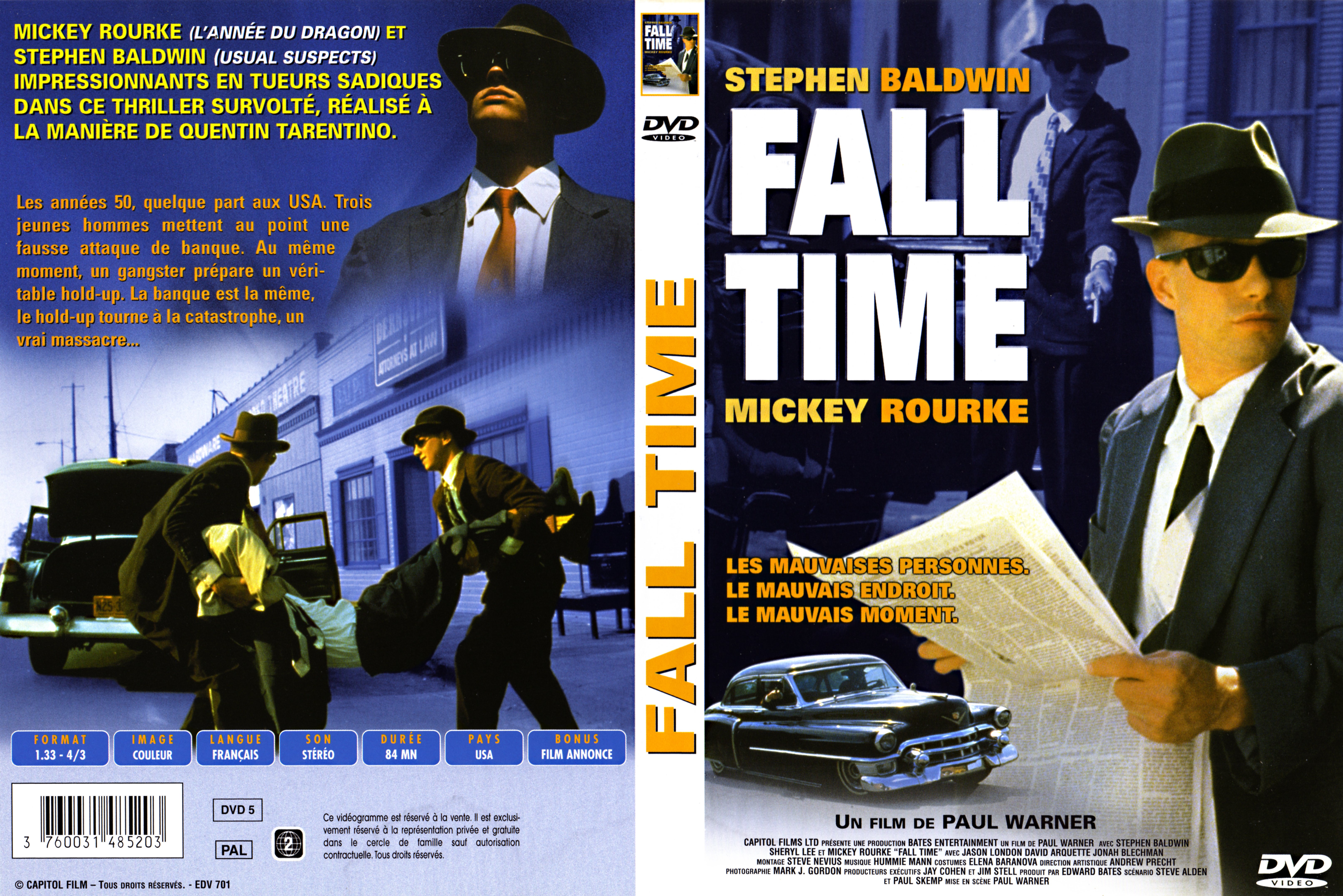 Jaquette DVD Fall time