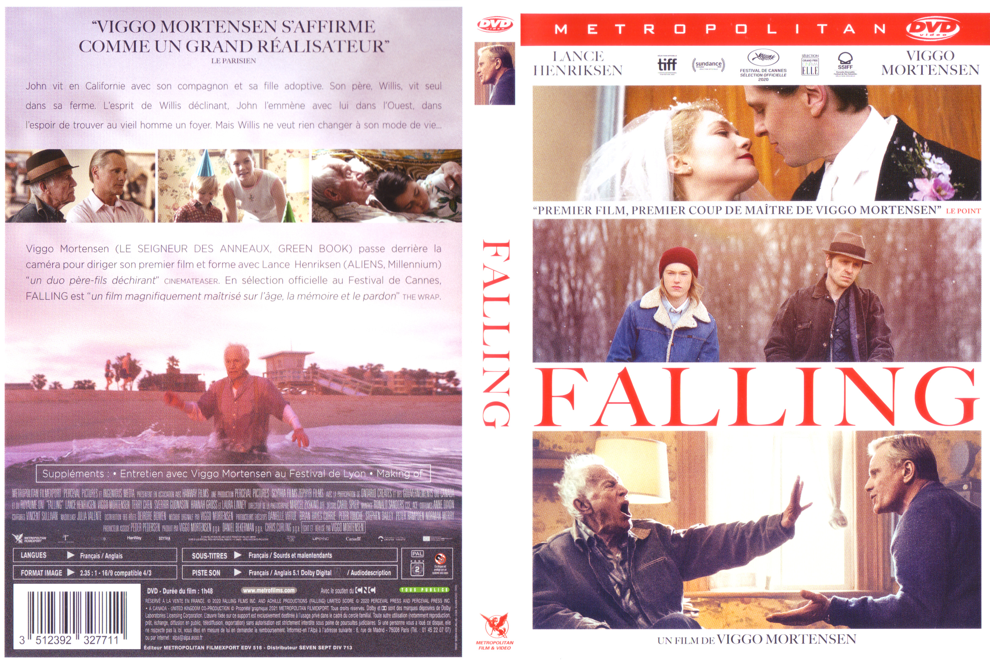 Jaquette DVD Falling