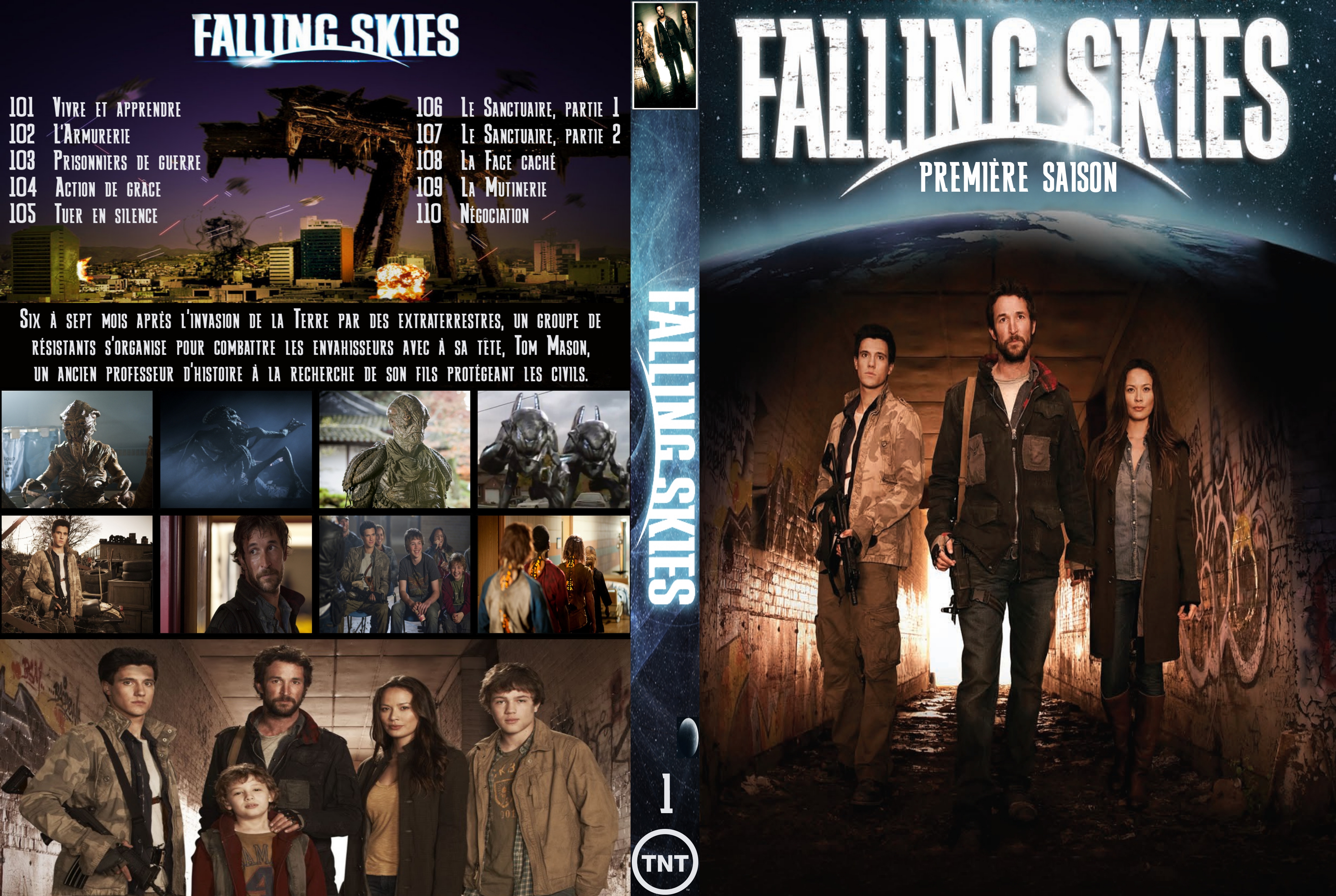 Jaquette DVD Falling Skies Saison 1 custom v2