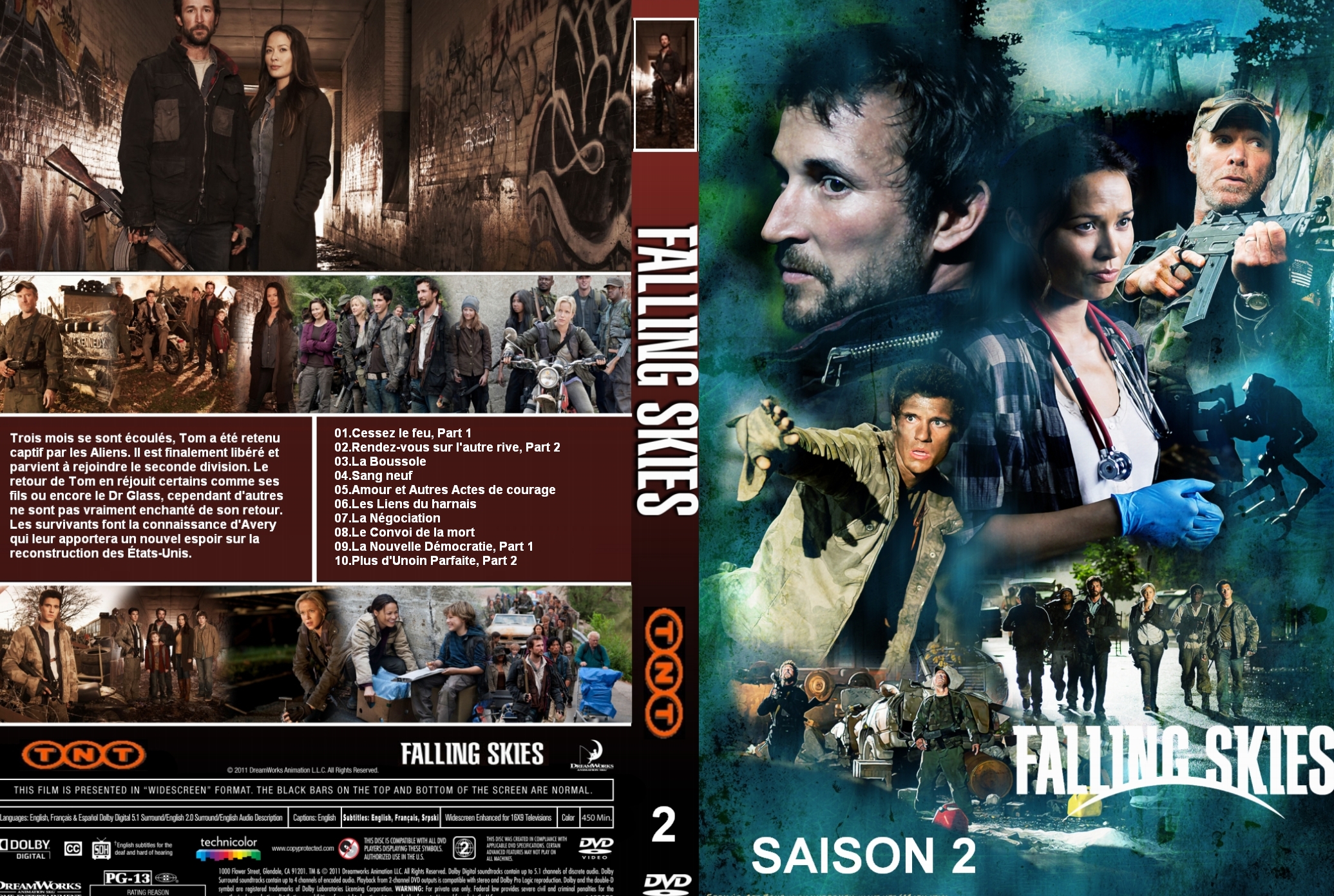 Jaquette DVD Falling Skies Saison 2 custom