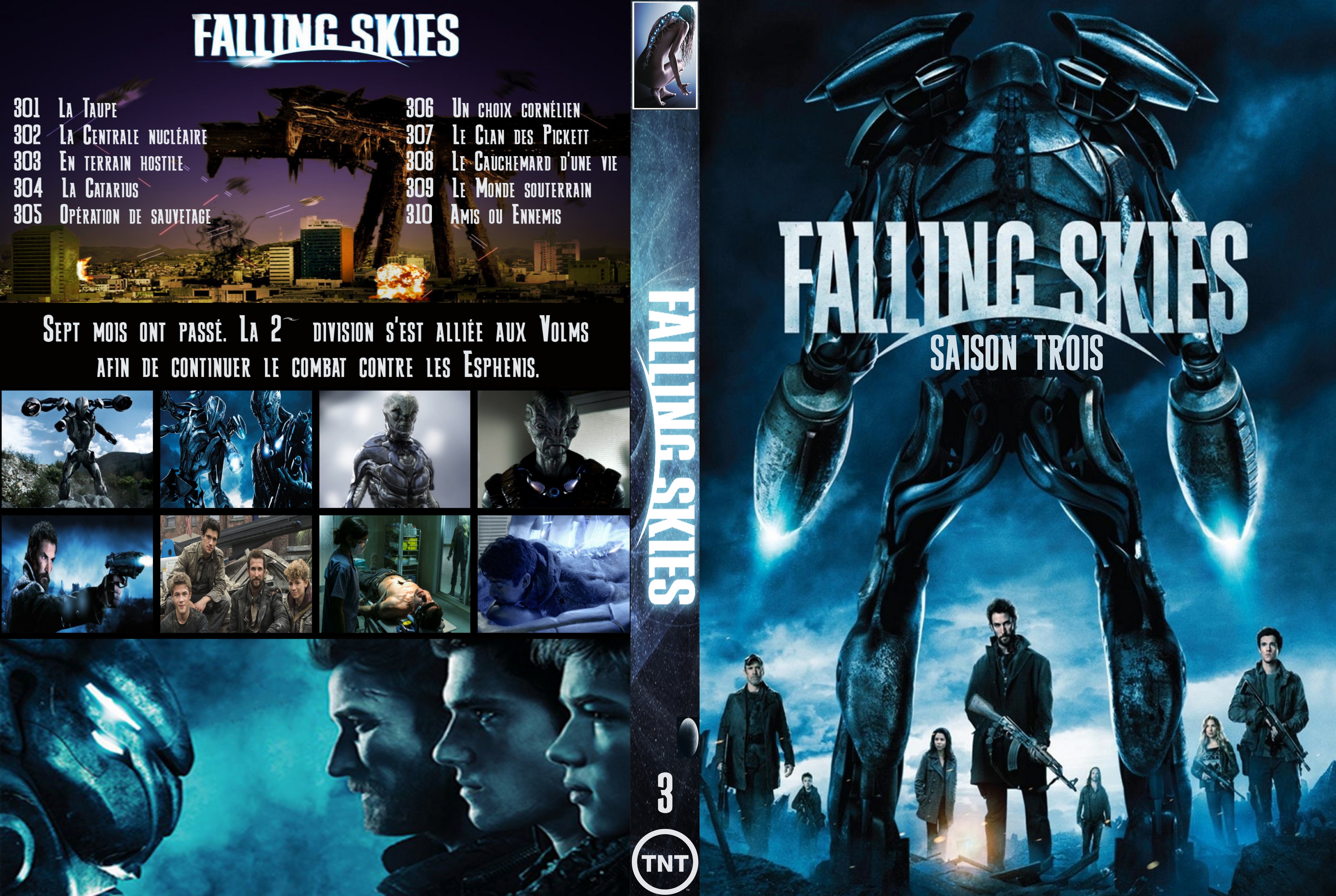 Jaquette DVD Falling Skies Saison 3 custom