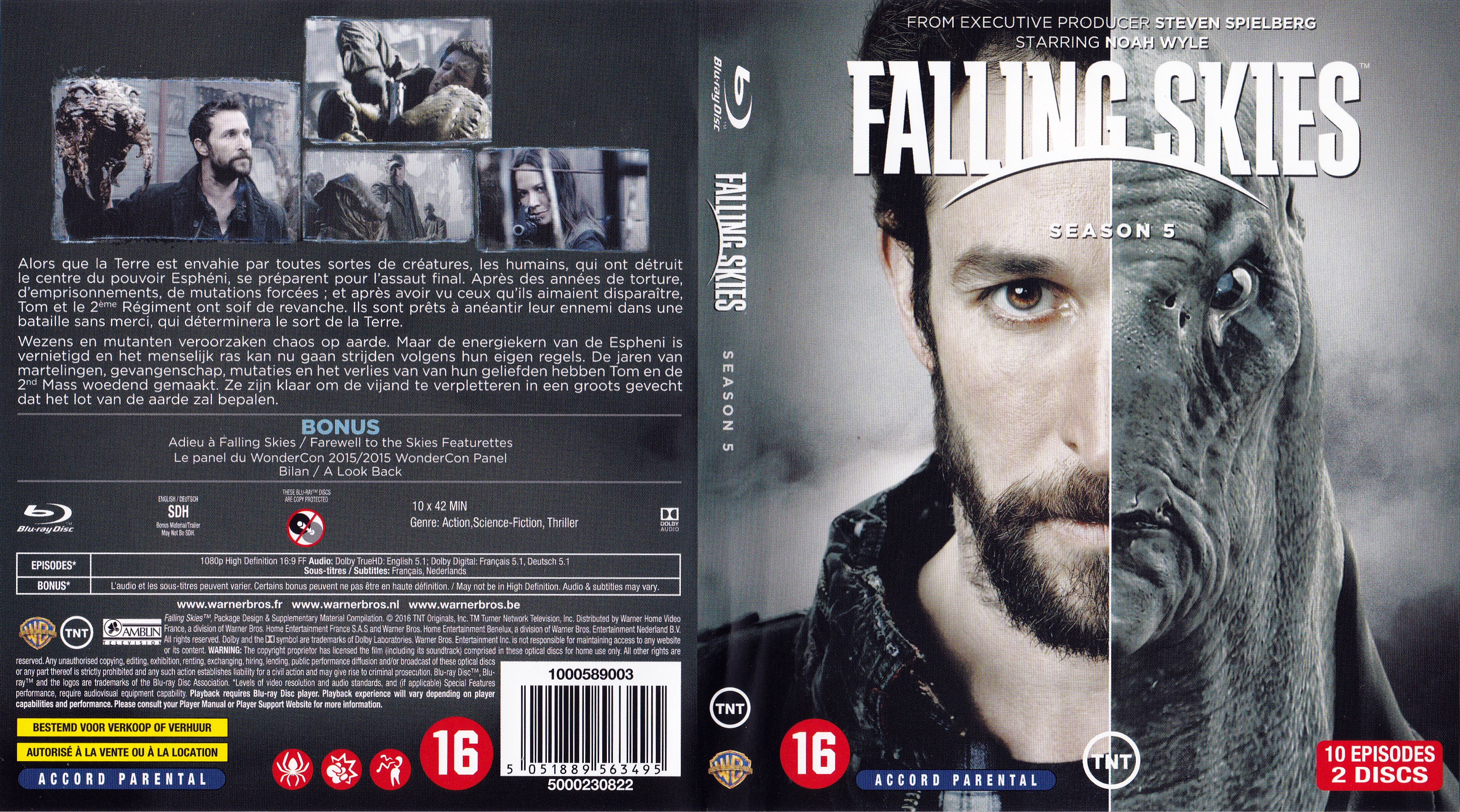 Jaquette DVD Falling Skies Saison 5 (BLU-RAY)